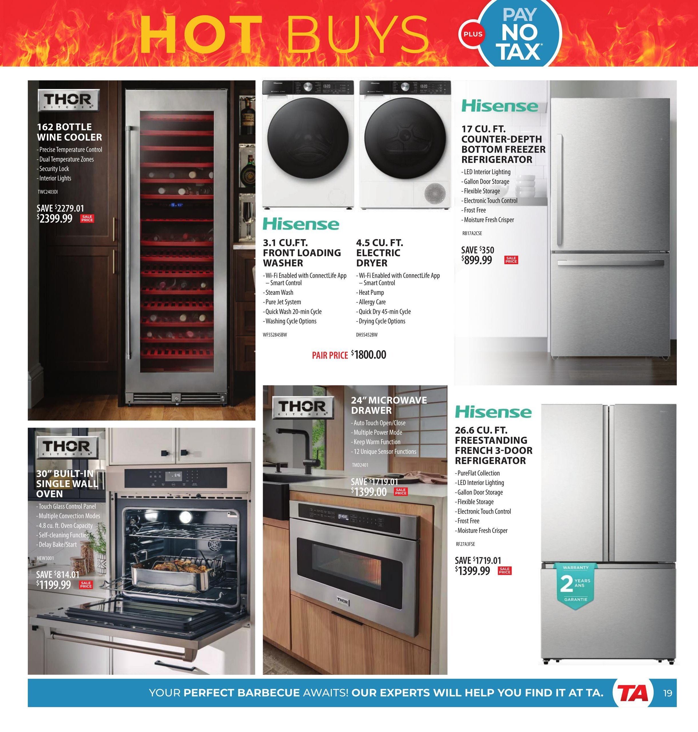 TA Appliances Flyer June 8 to 15