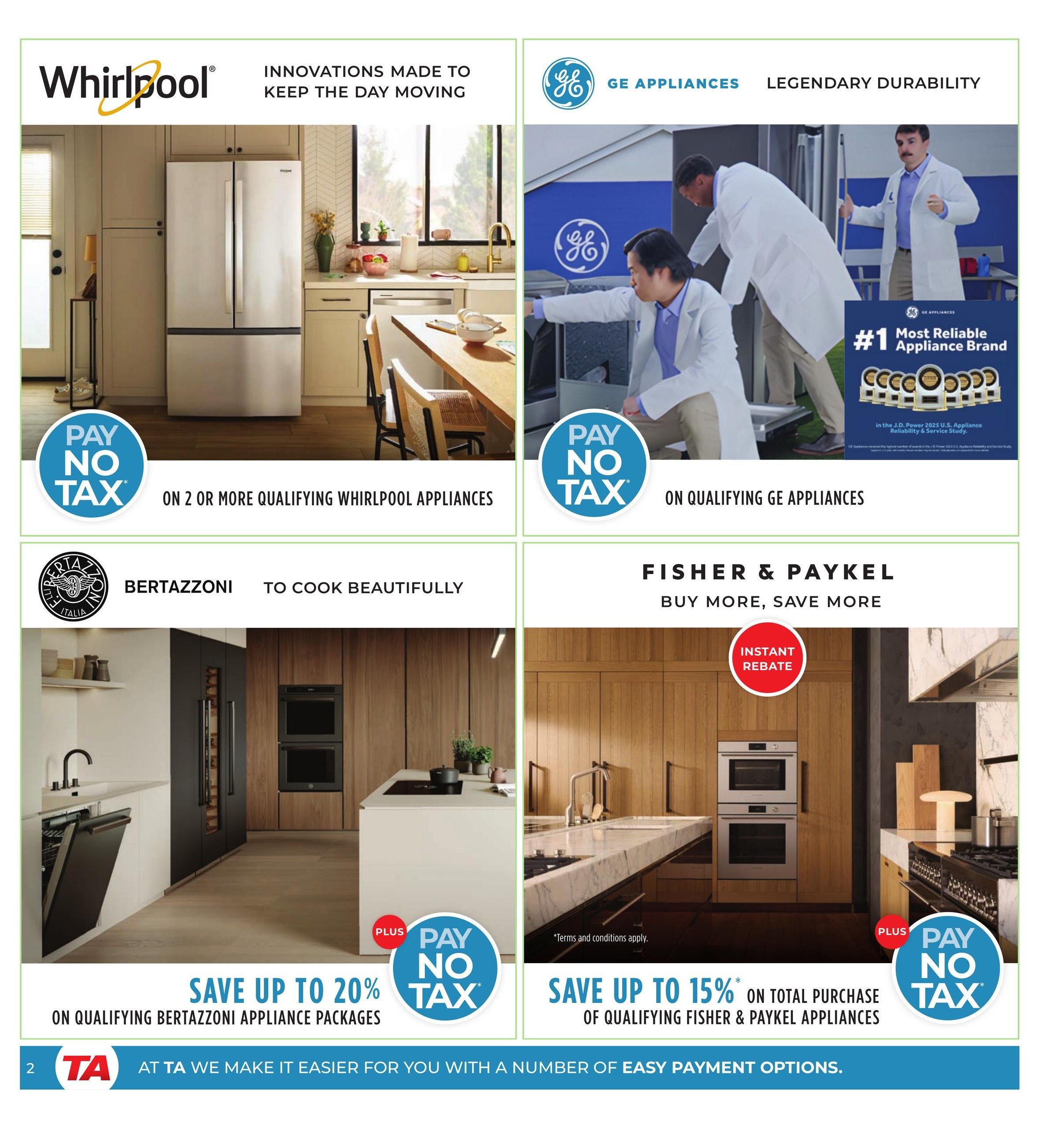 TA Appliances Flyer June 8 to 15