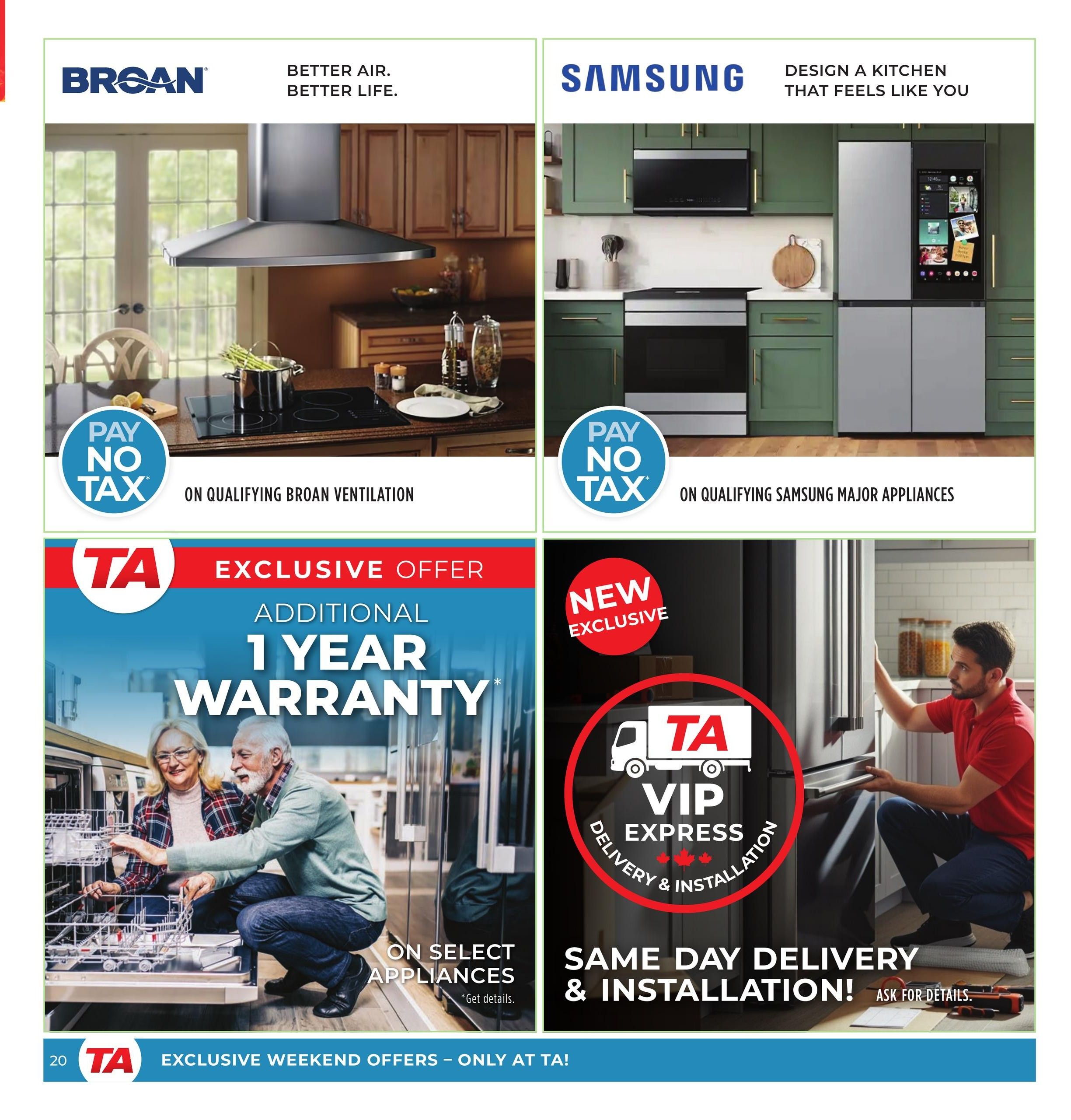 TA Appliances Flyer June 8 to 15