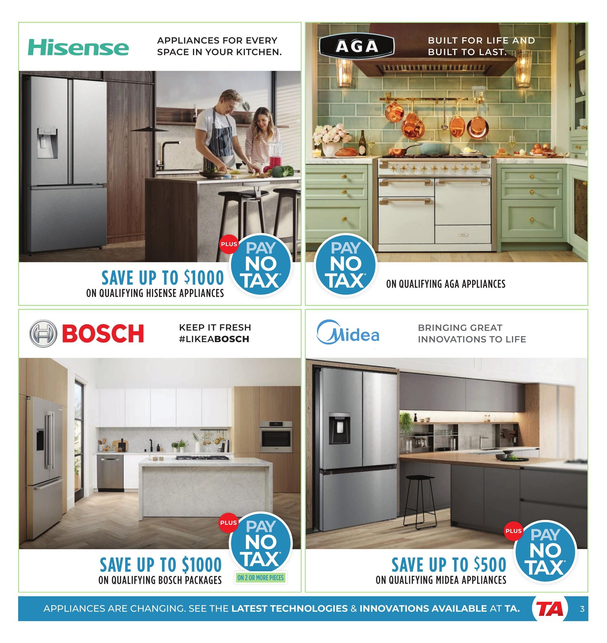 TA Appliances Flyer June 8 to 15