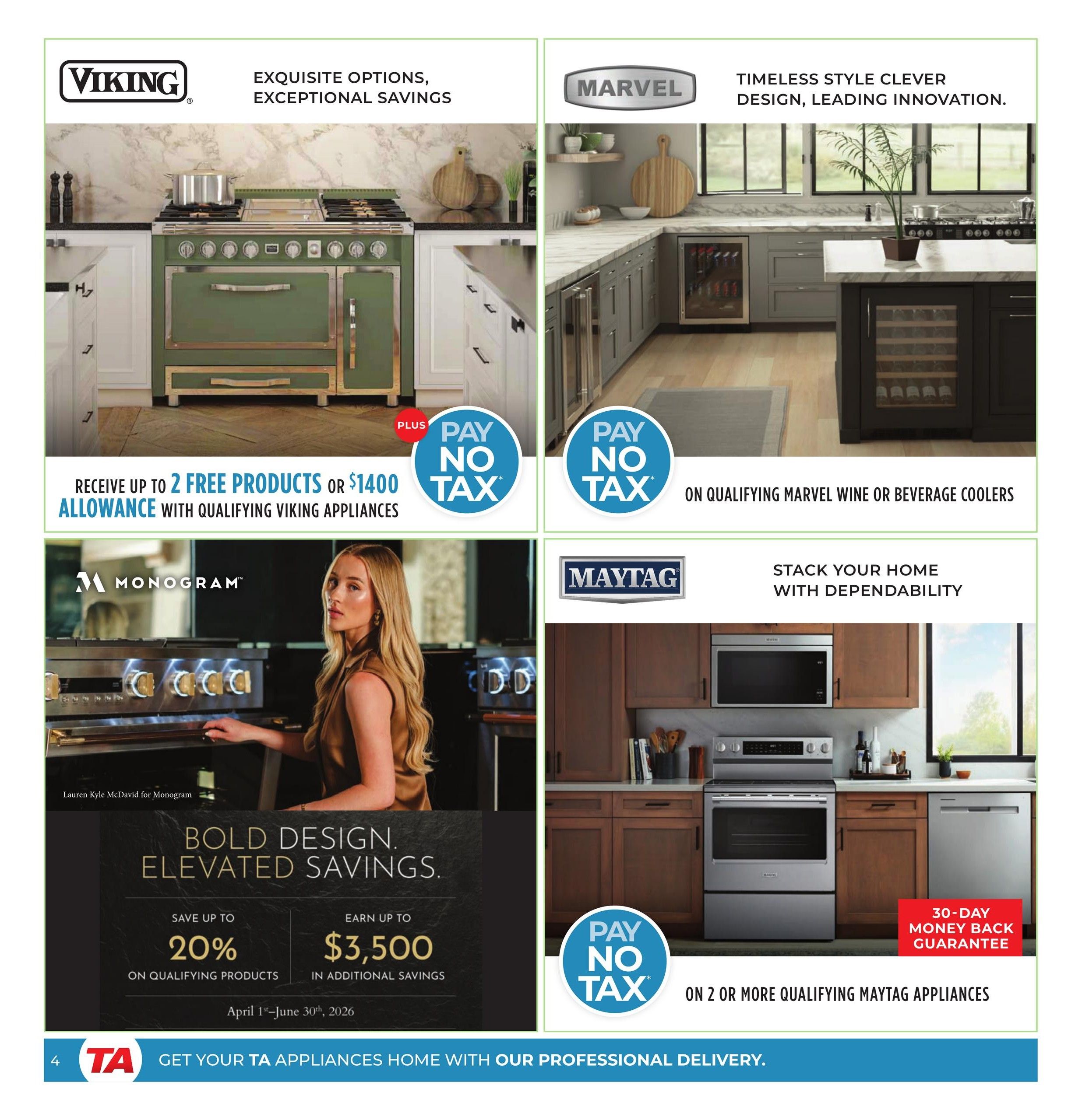 TA Appliances Flyer June 8 to 15