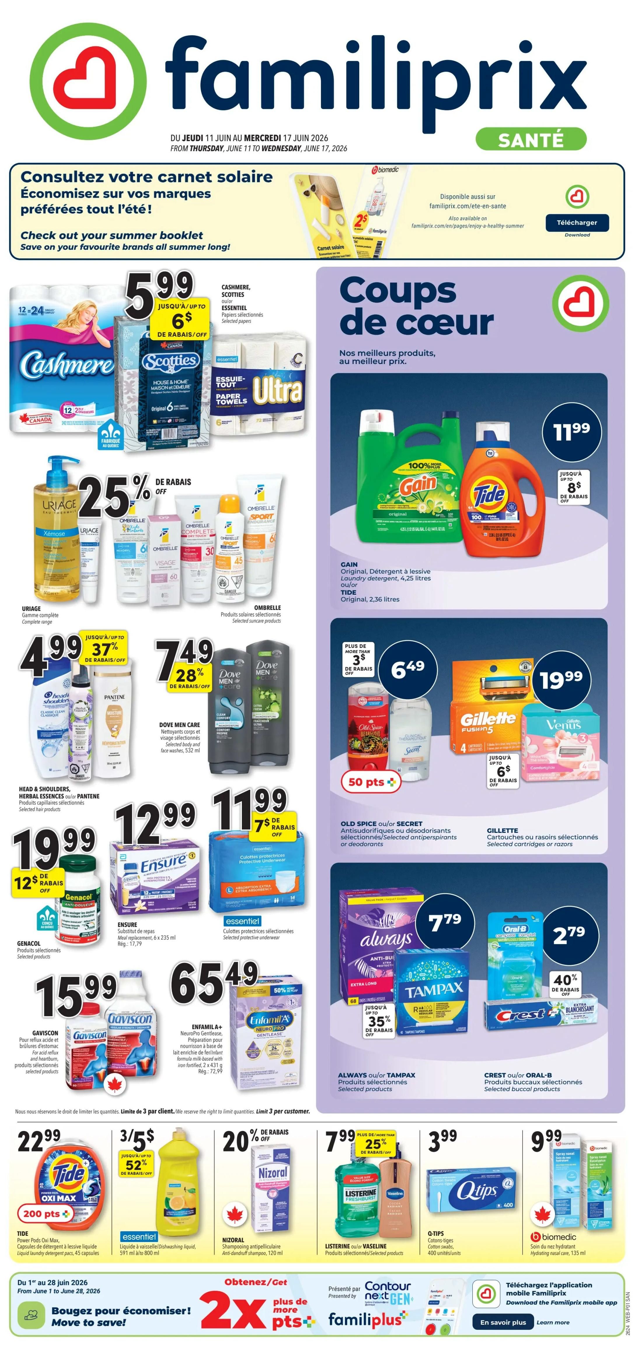 Familiprix Sante Flyer June 11 to 17