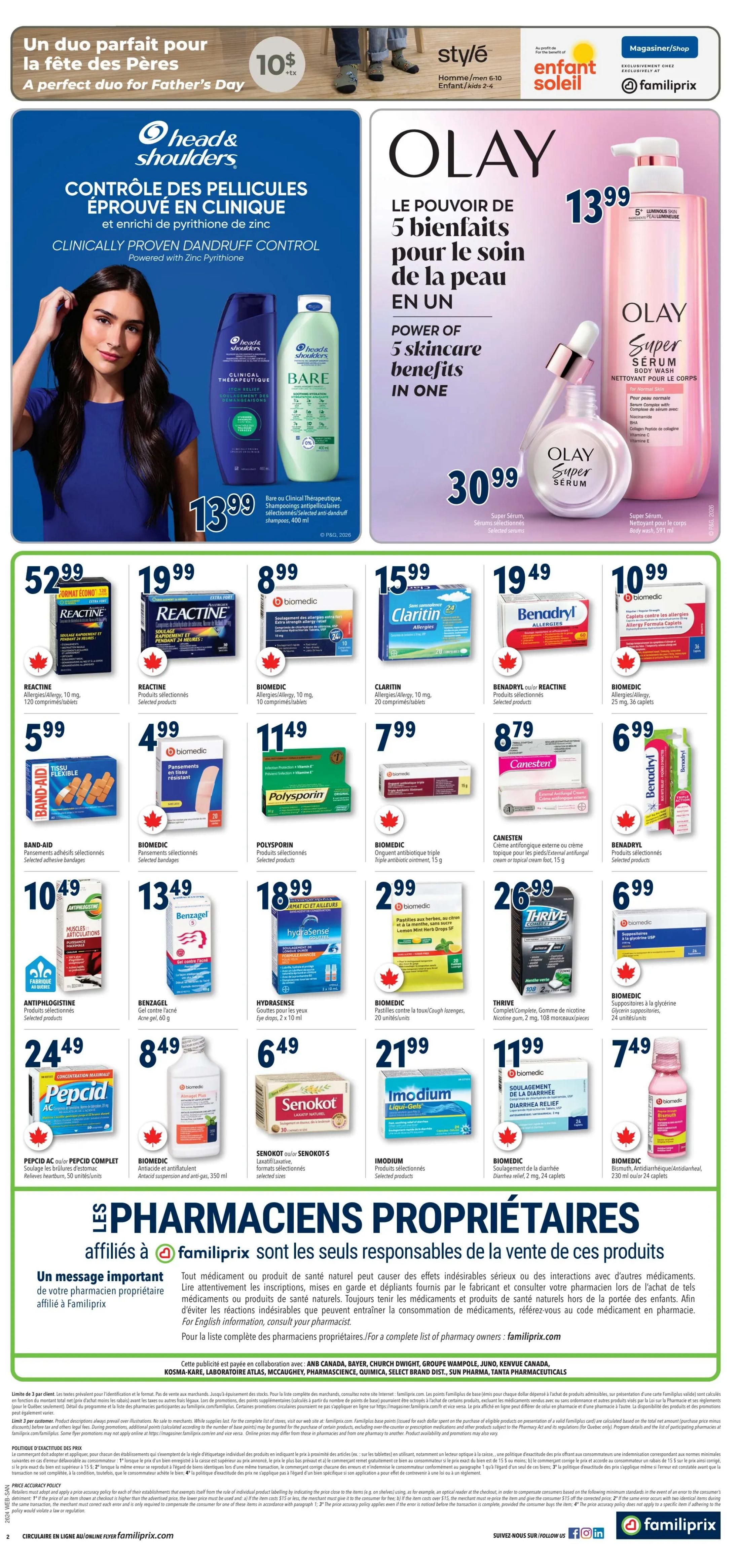 Familiprix Sante Flyer June 11 to 17