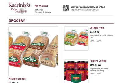 Kudrinko's Flyer June 9 to 22