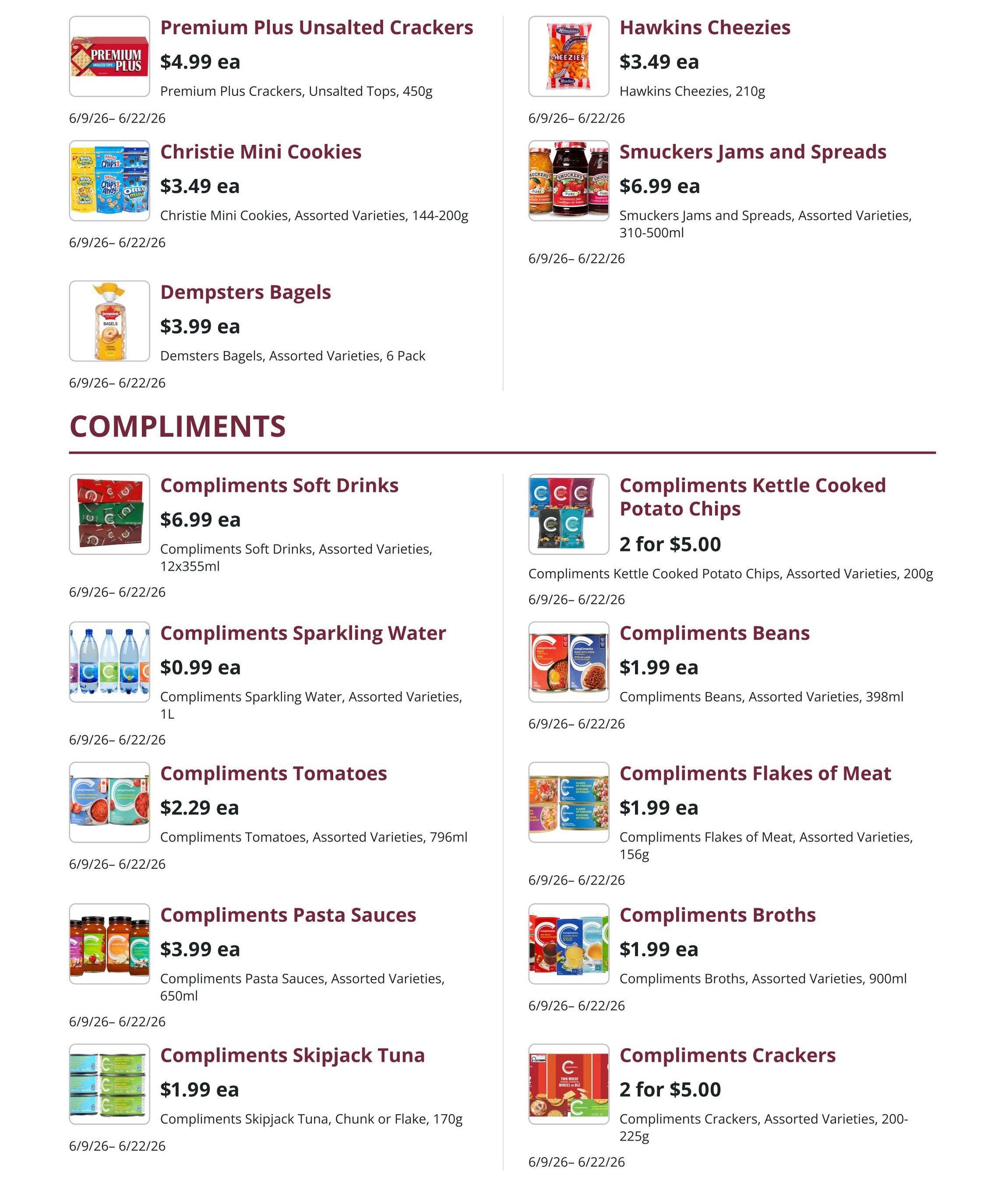 Kudrinko's Flyer June 9 to 22