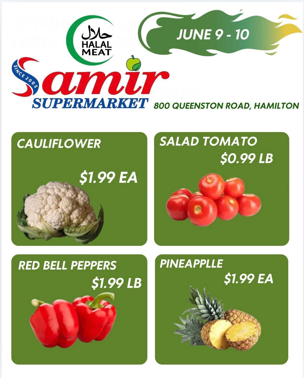 Samir Supermarket (Hamilton) Flyer June 9 and 10