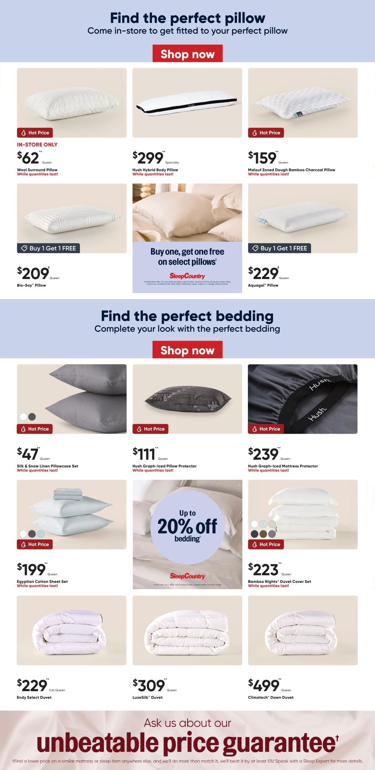 Sleep Country Flyer June 10 to 23