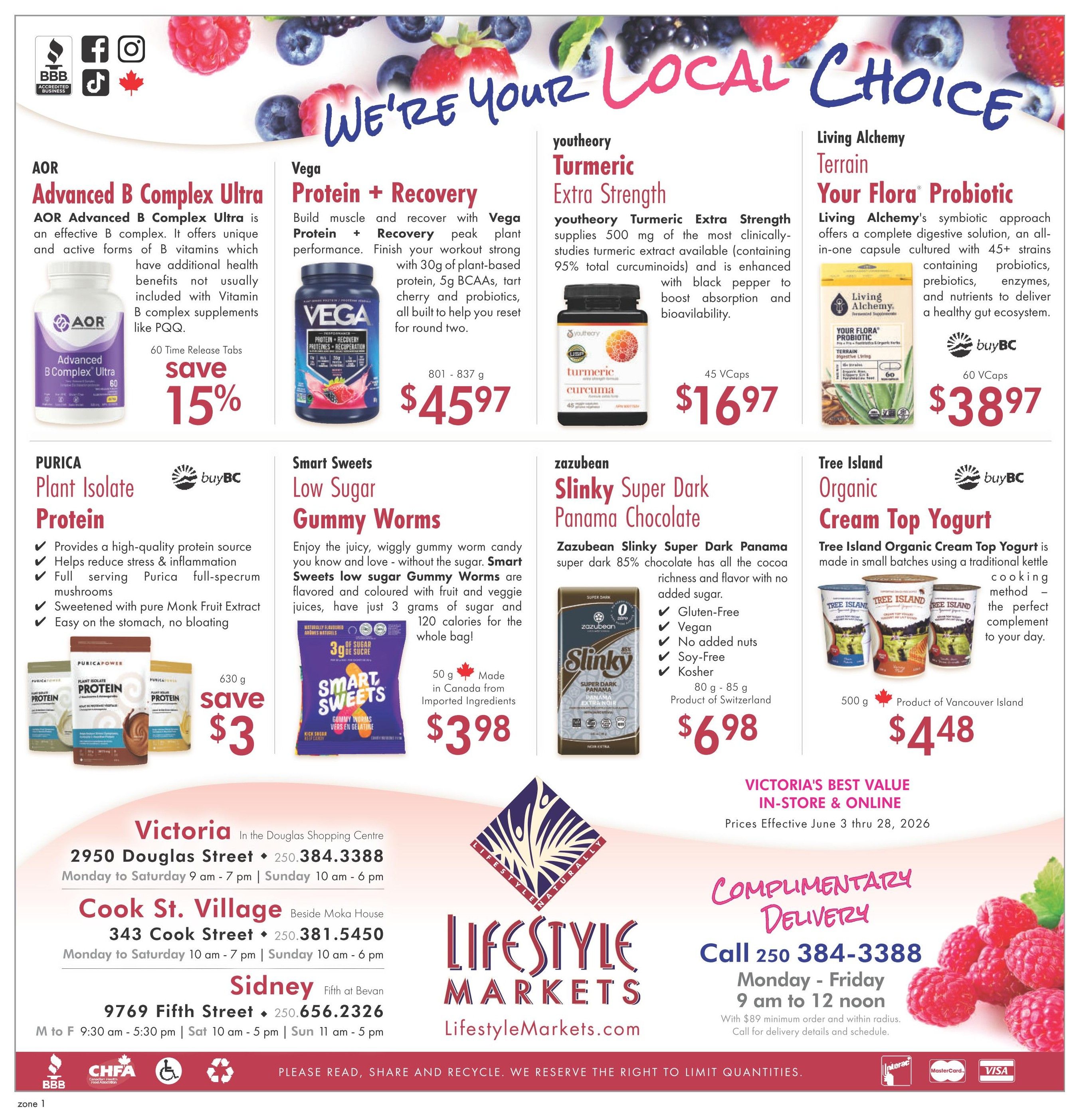 Lifestyle Markets Flyer June 3 to 28