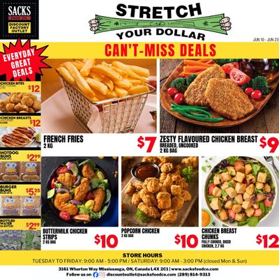 Sacks Food Co. Flyer June 10 to 23