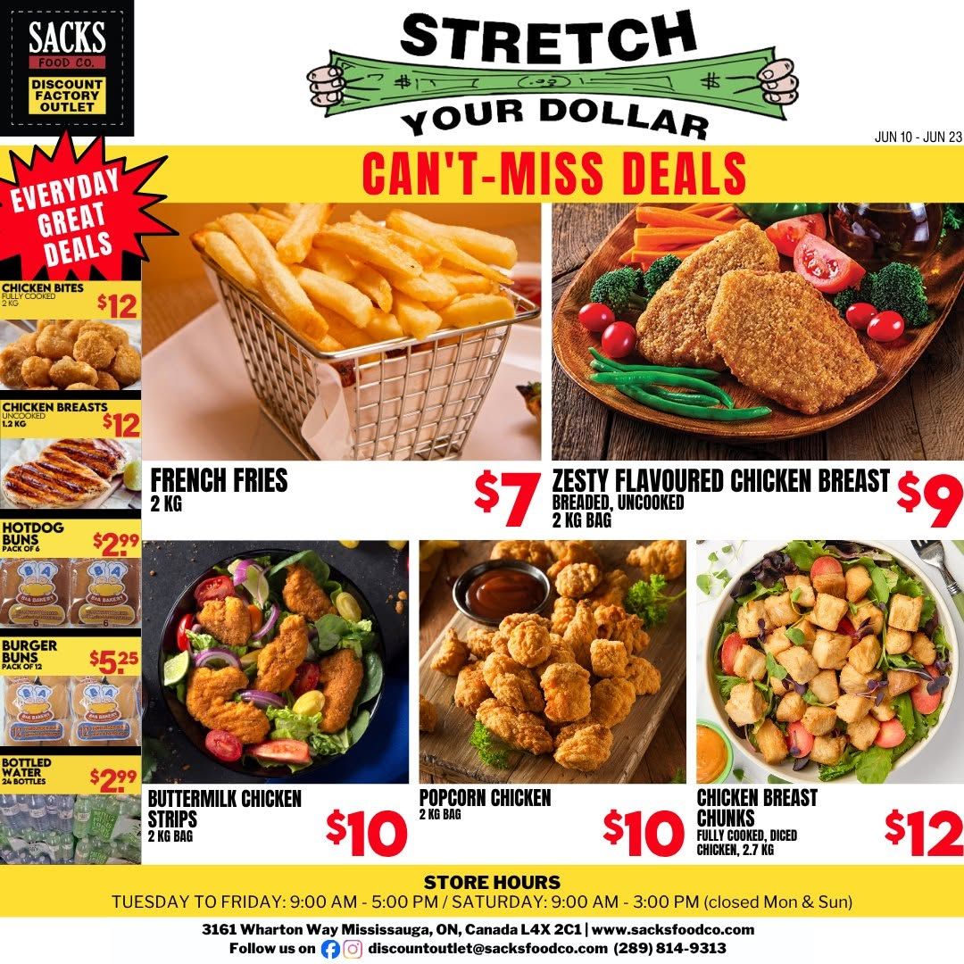 Sacks Food Co. Flyer June 10 to 23