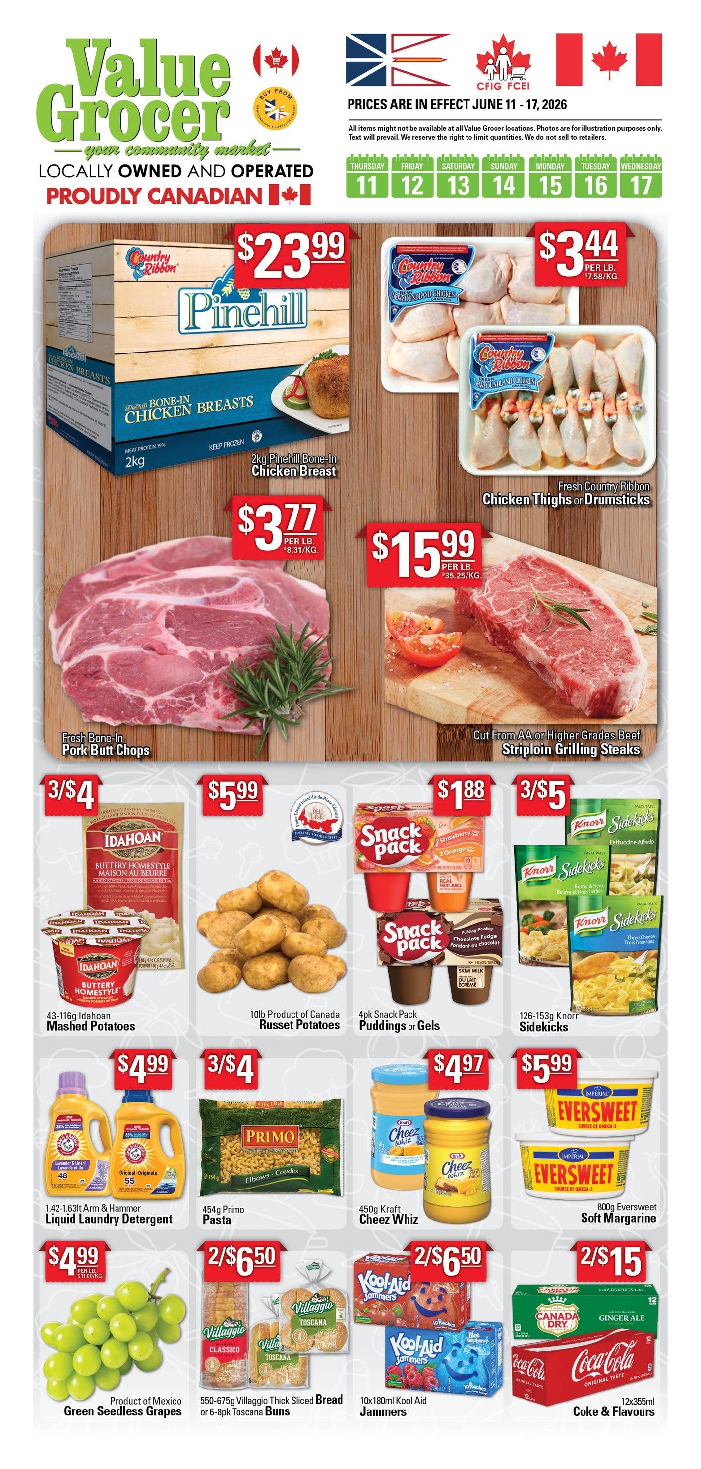 Value Grocer Flyer June 11 to 17