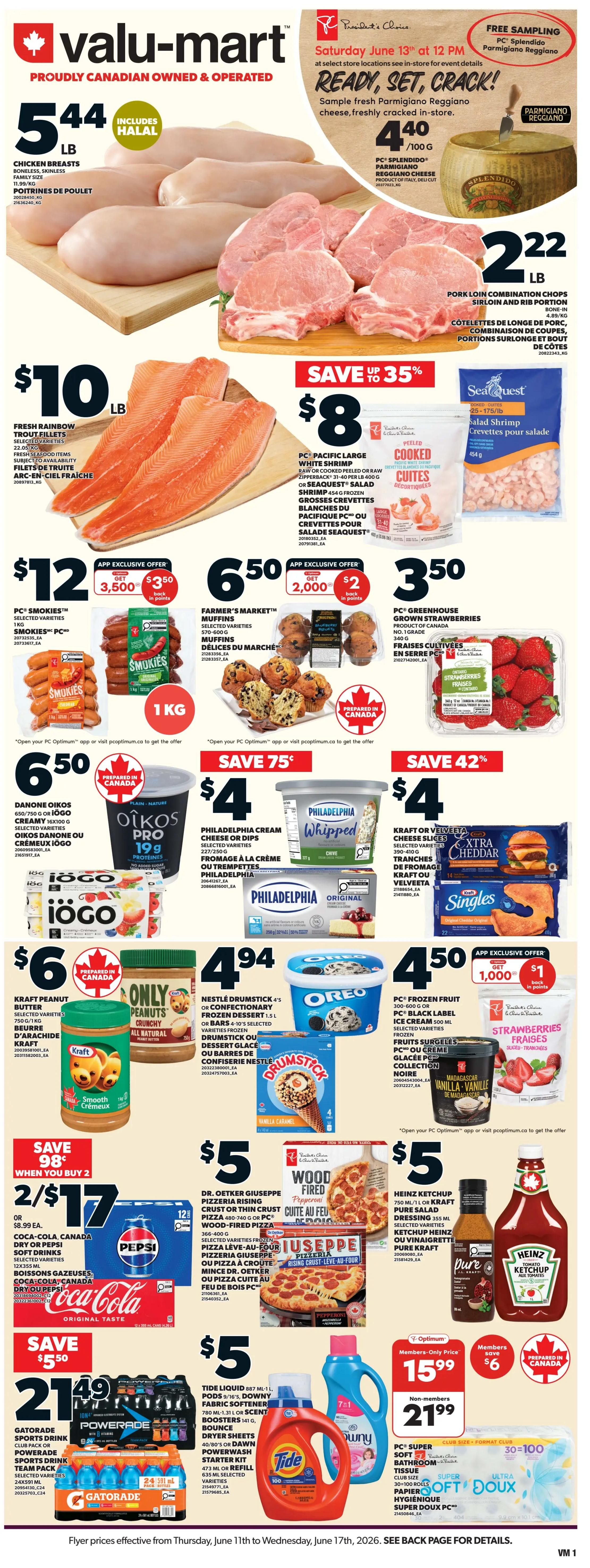 Valu-mart Flyer June 11 to 17