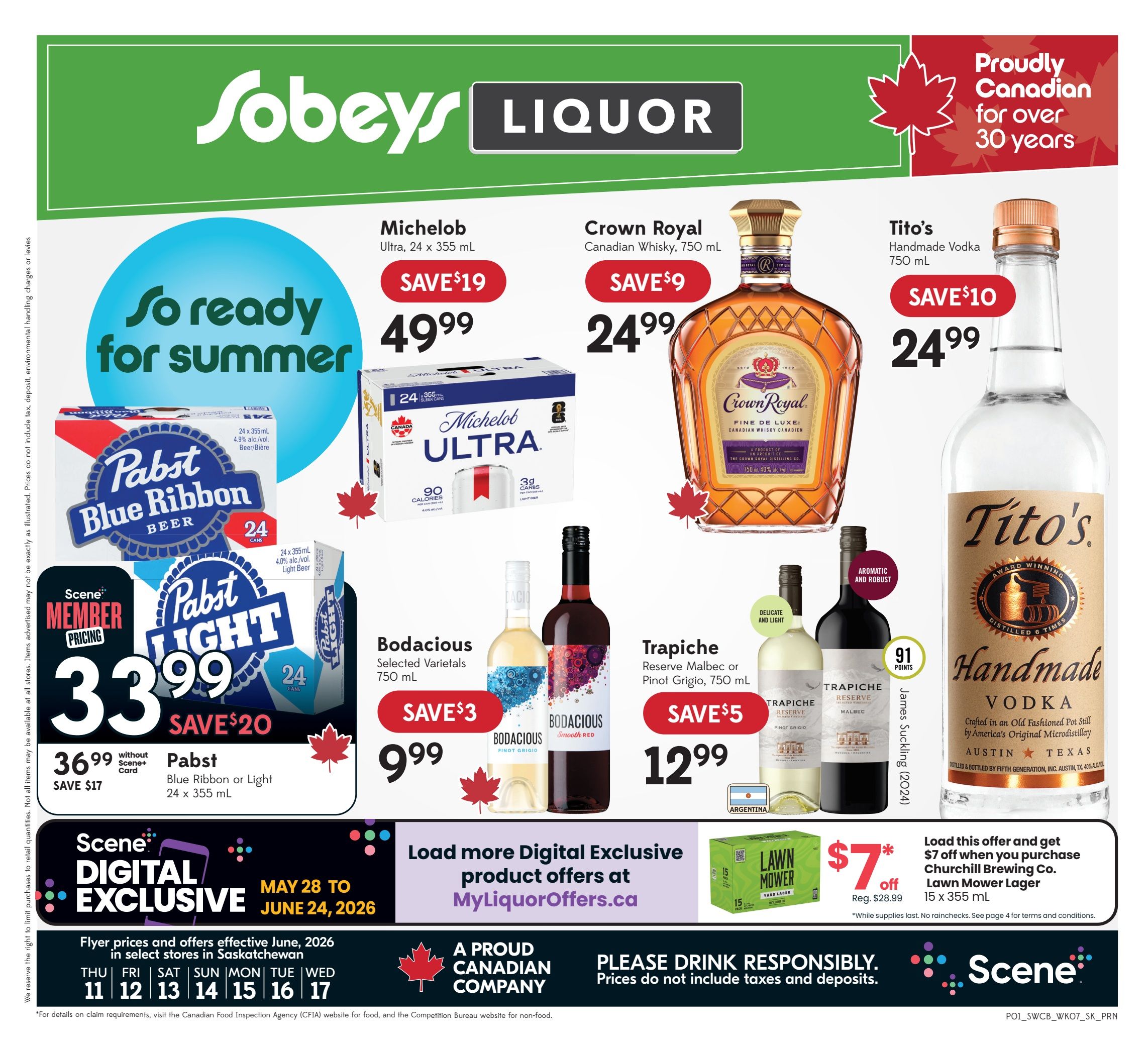 Sobeys (SK) SWCB Flyer June 11 to 17