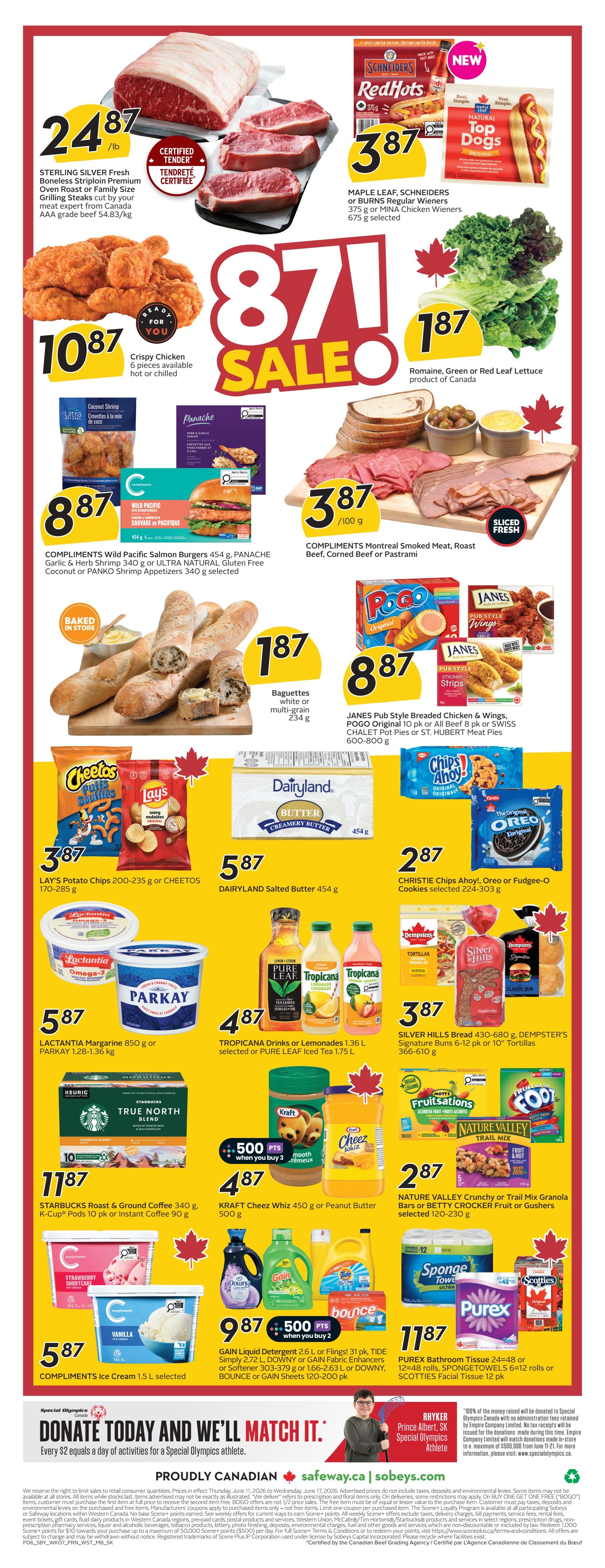 Sobeys/Safeway (SK & MB) Flyer June 11 to 17