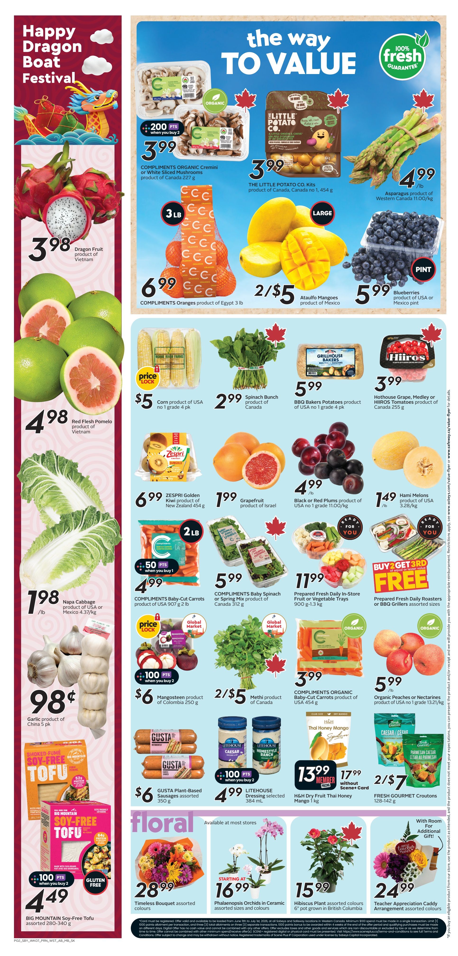 Sobeys/Safeway (SK & MB) Flyer June 11 to 17