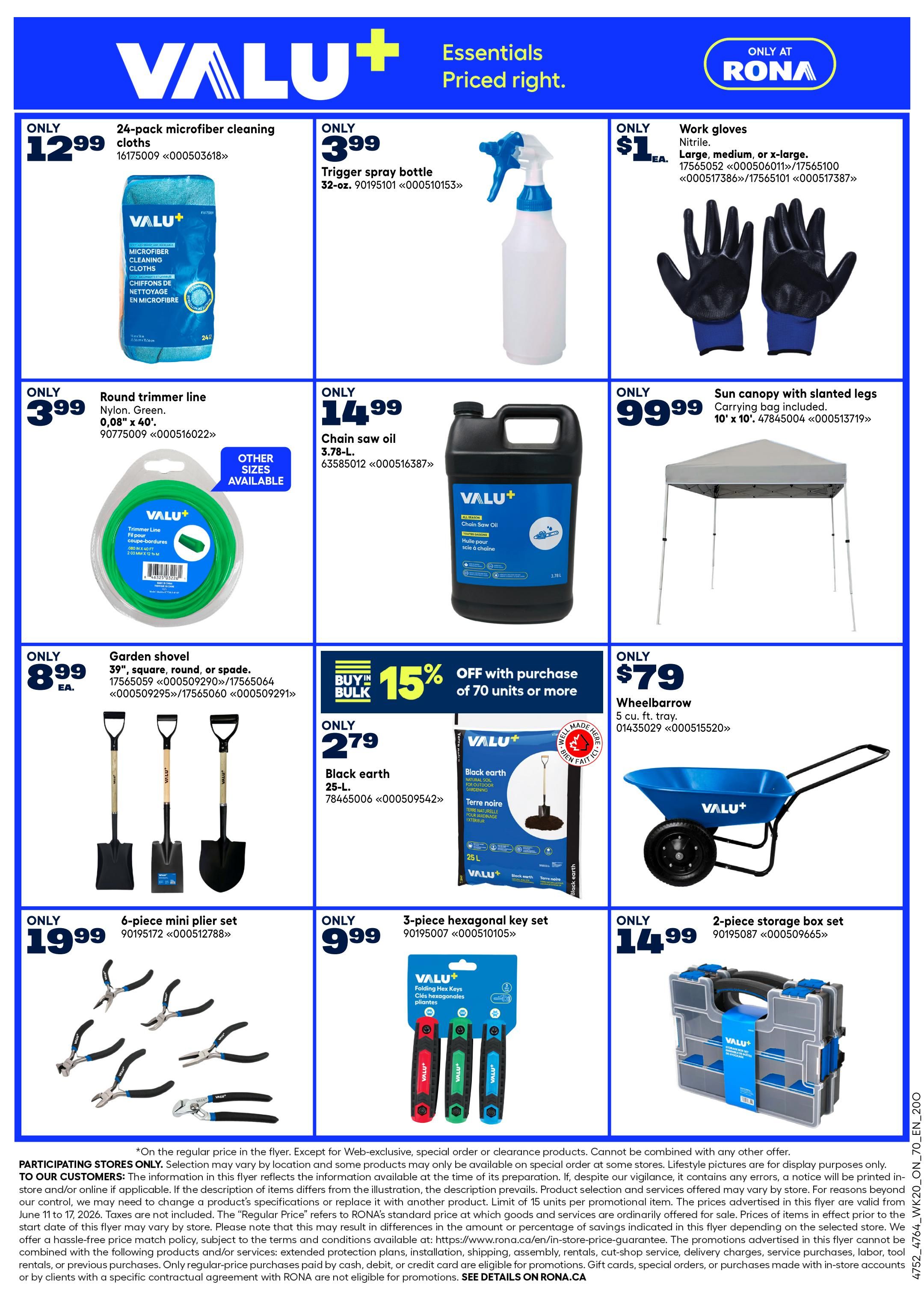 Rona & Rona+ (ON) Flyer June 11 to 17