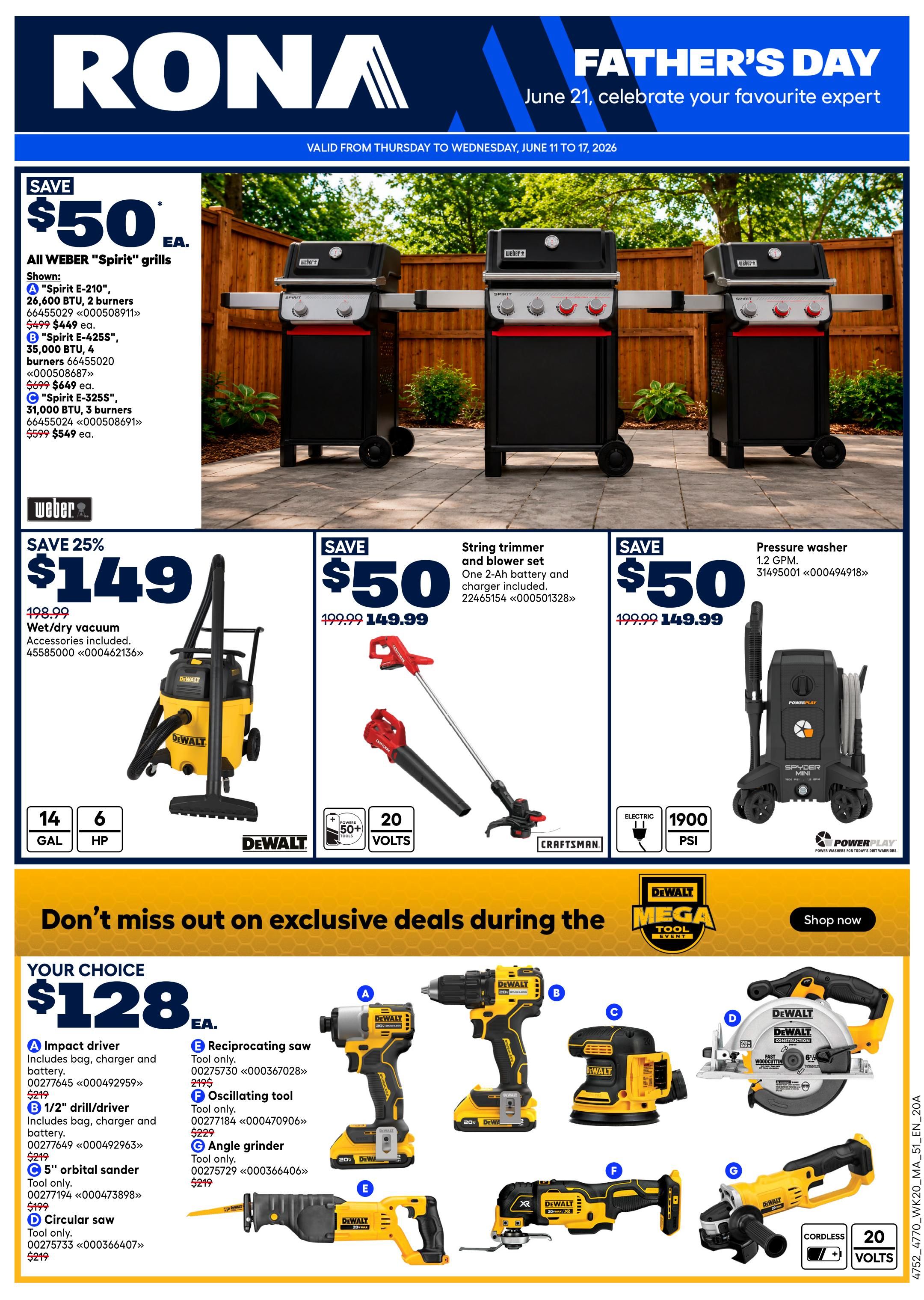 Rona & Rona+ (Atlantic) Flyer June 11 to 17