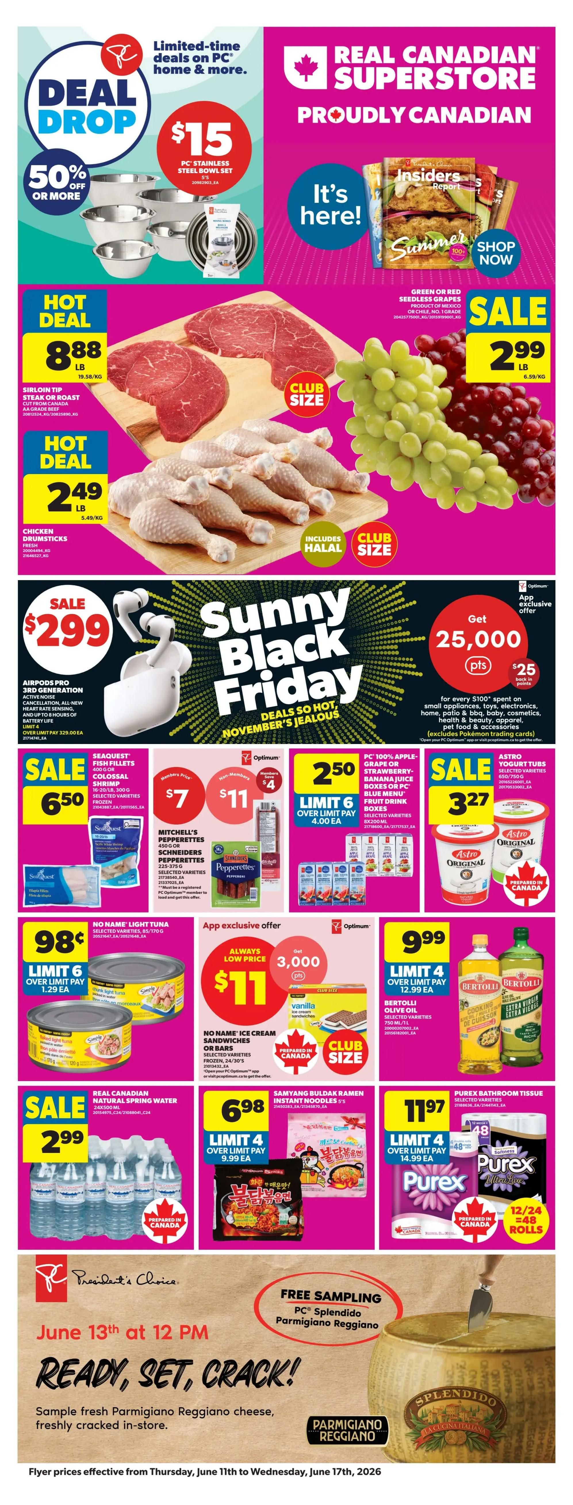 Real Canadian Superstore (West) Flyer June 11 to 17