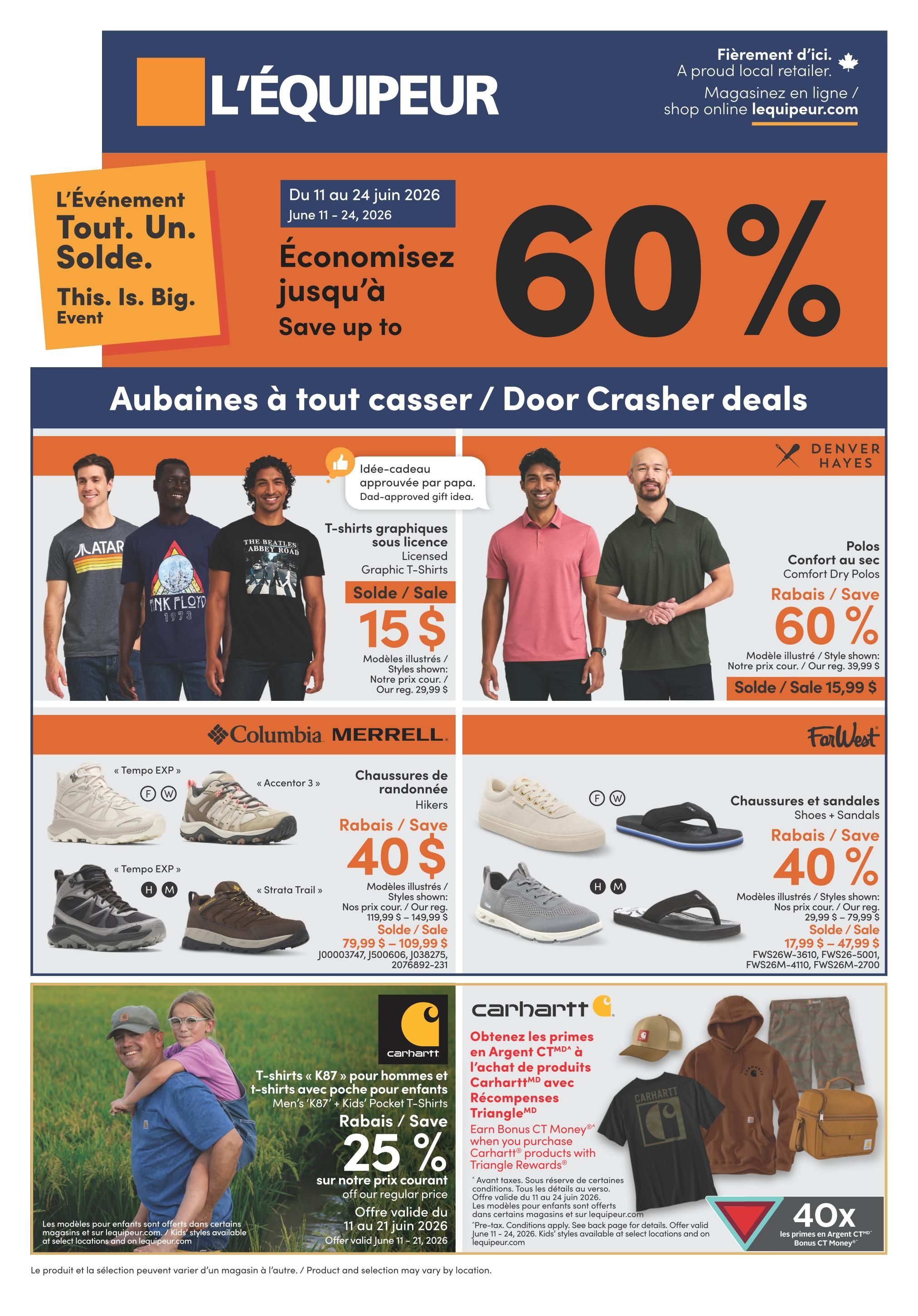 L'Équipeur Flyer June 11 to 24