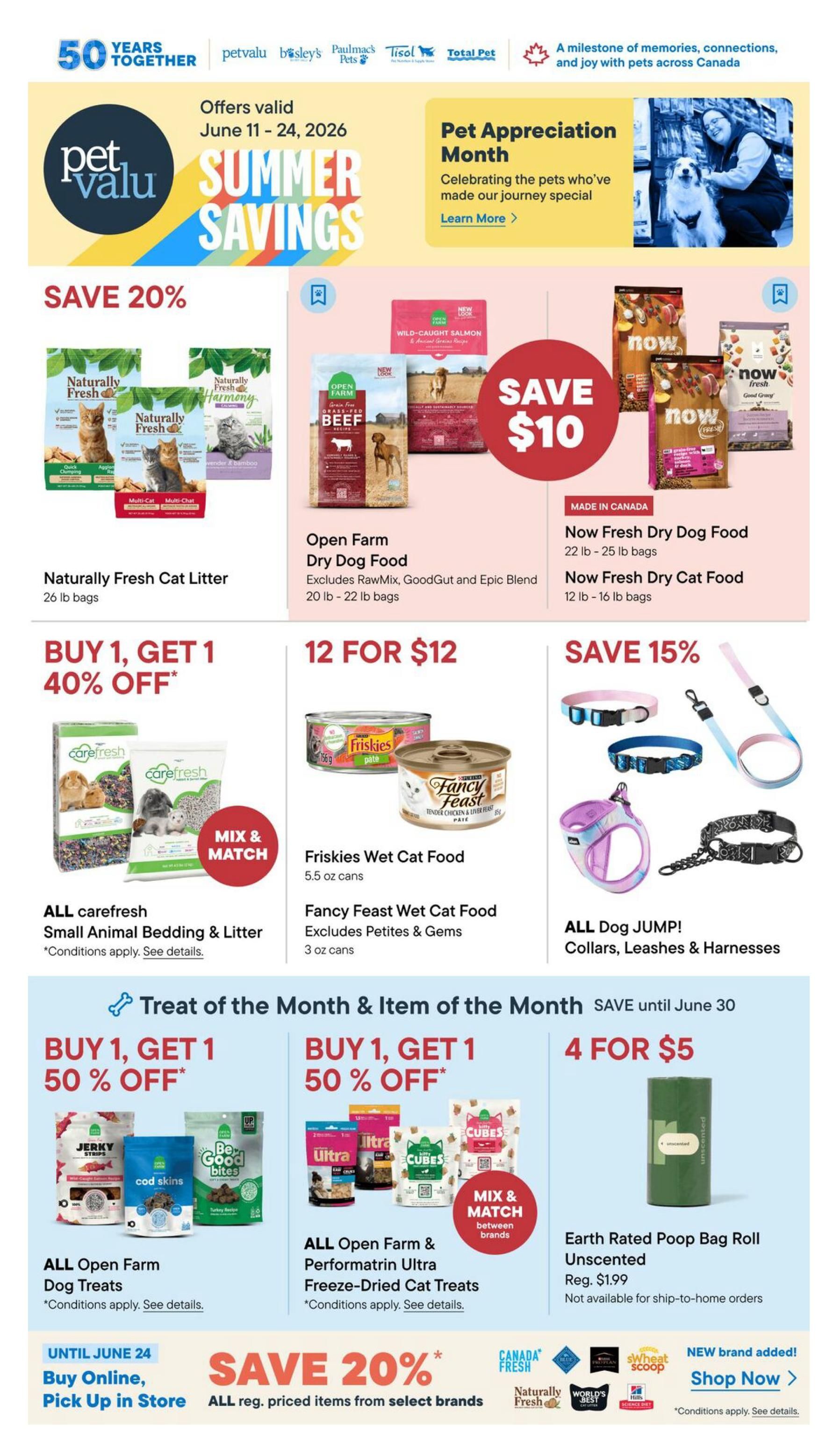 Pet Valu Flyer June 11 to 24