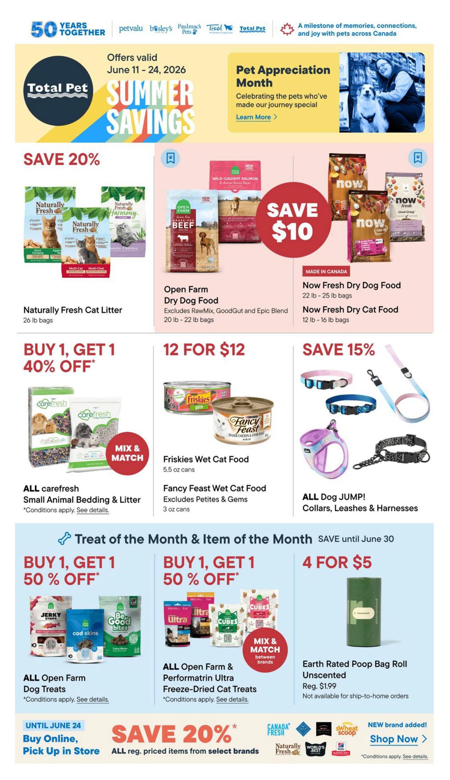 Total Pet Flyer June 11 to 24