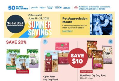 Total Pet Flyer June 11 to 24