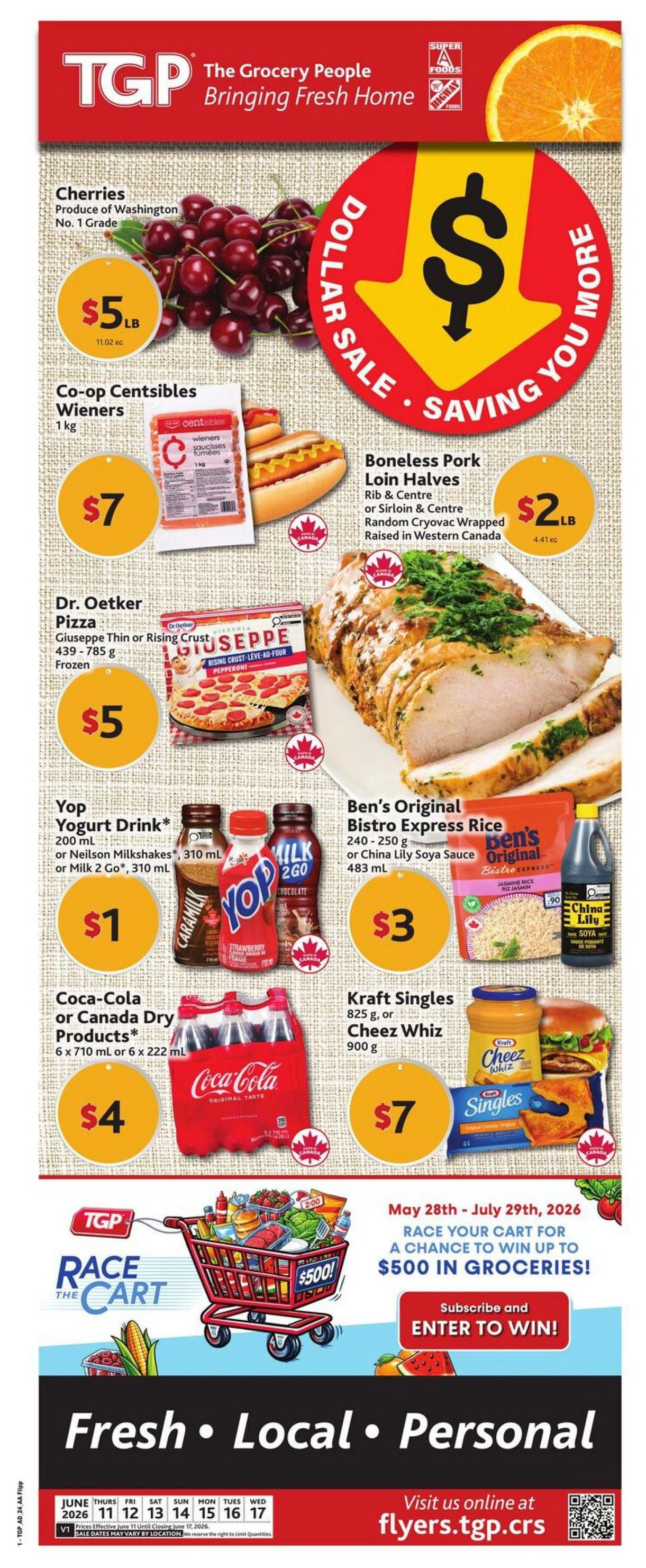 TGP The Grocery People Flyer June 11 to 17
