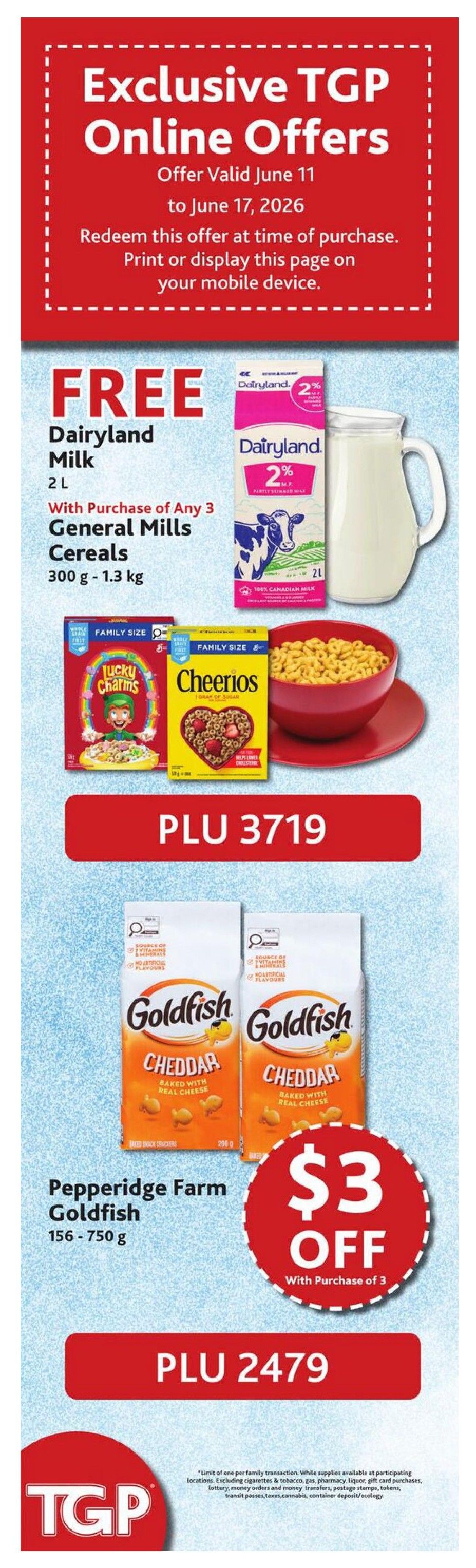 TGP The Grocery People Flyer June 11 to 17