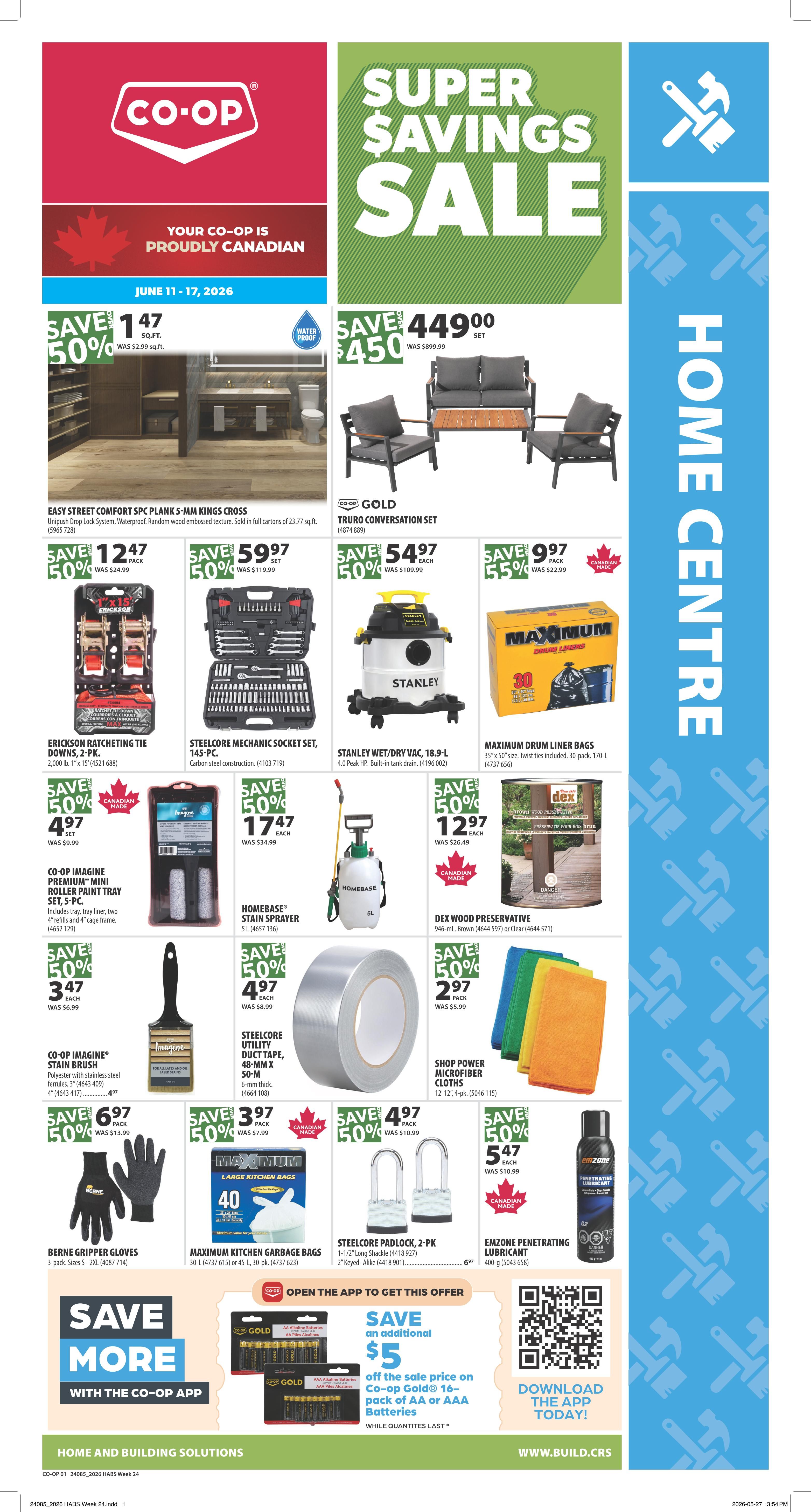Co-op (West) Home Centre Flyer June 11 to 17