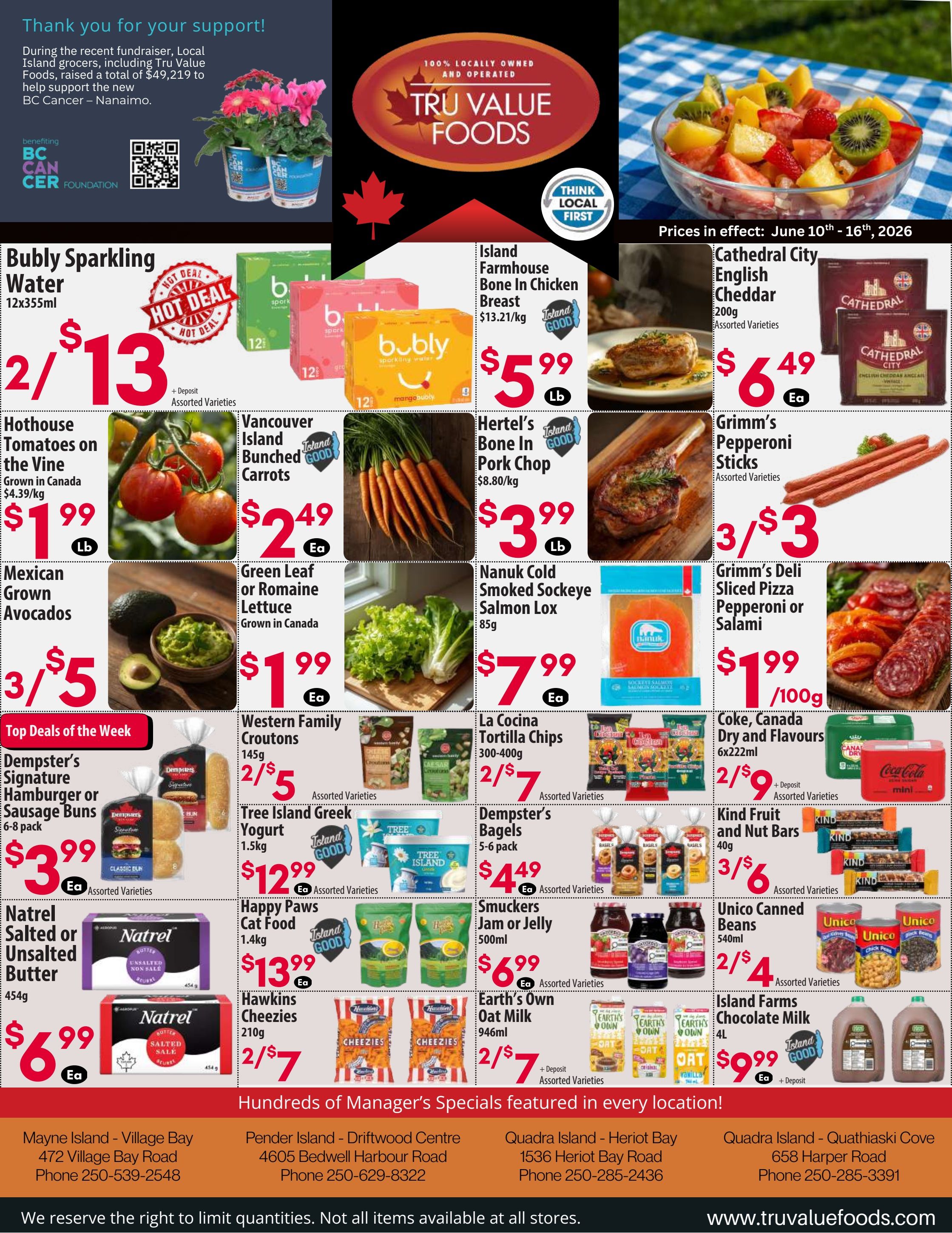 Tru Value Foods Flyer June 10 to 16