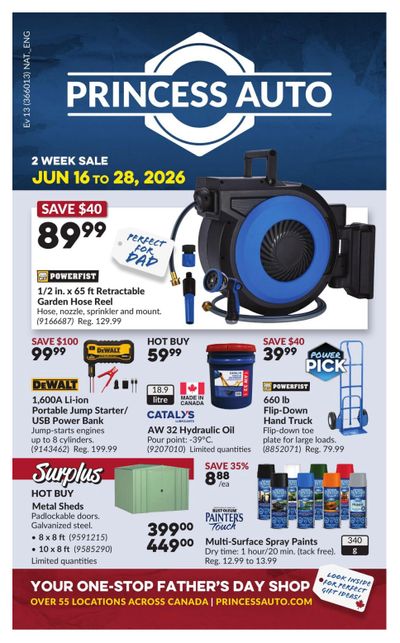 Princess Auto Flyer June 16 to 28