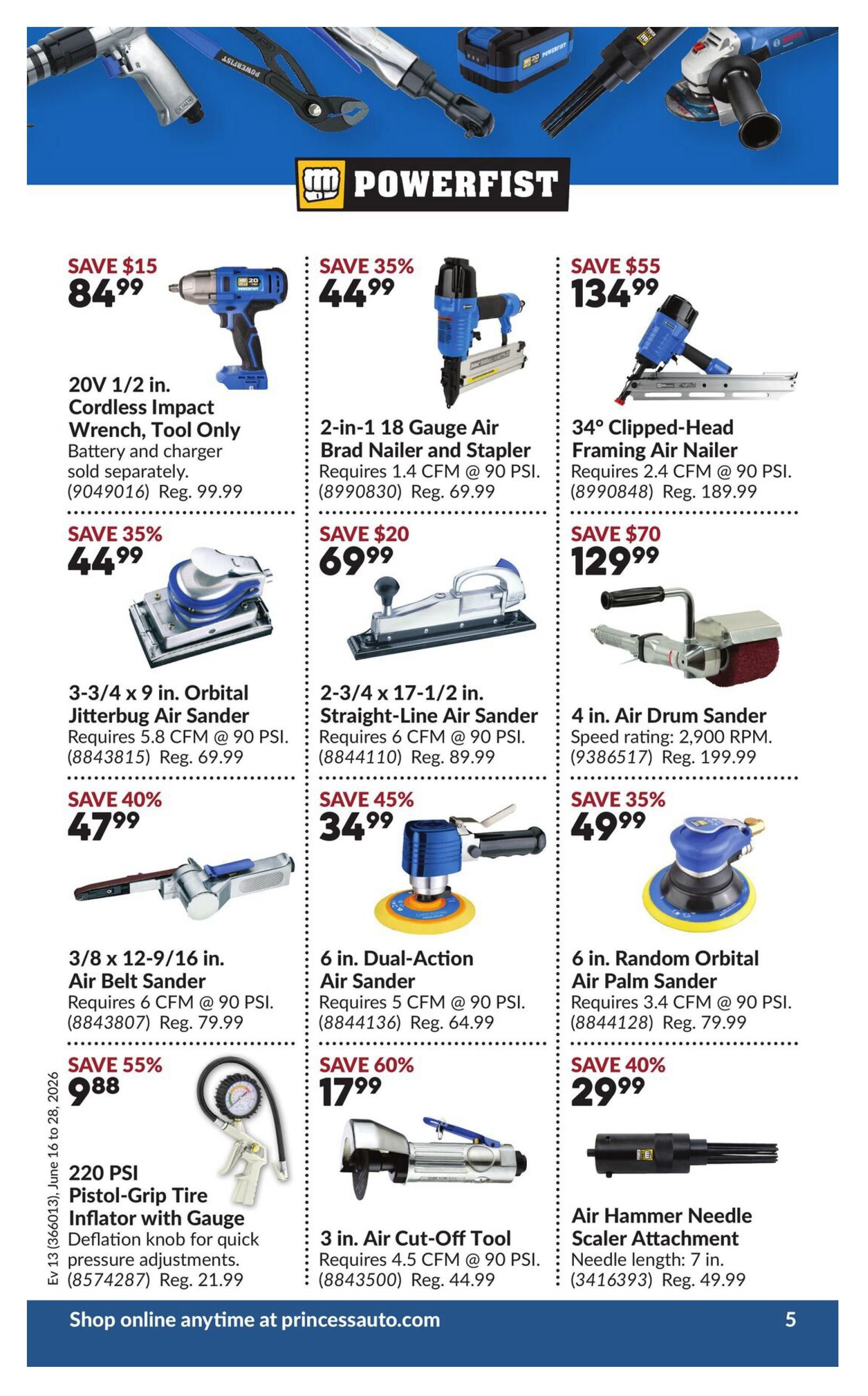 Princess Auto Flyer June 16 to 28