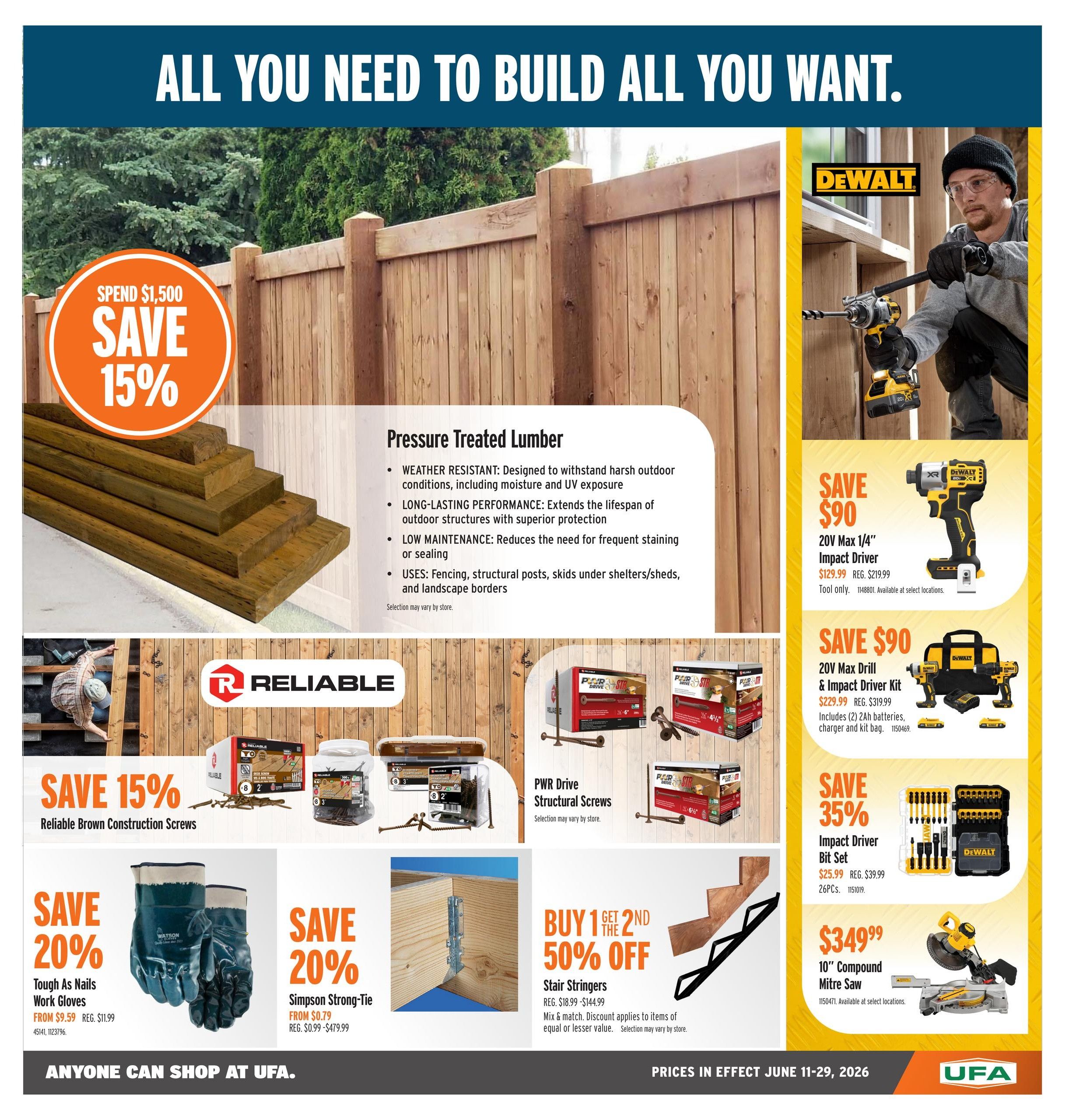UFA Co-operative Limited Flyer June 11 to 29