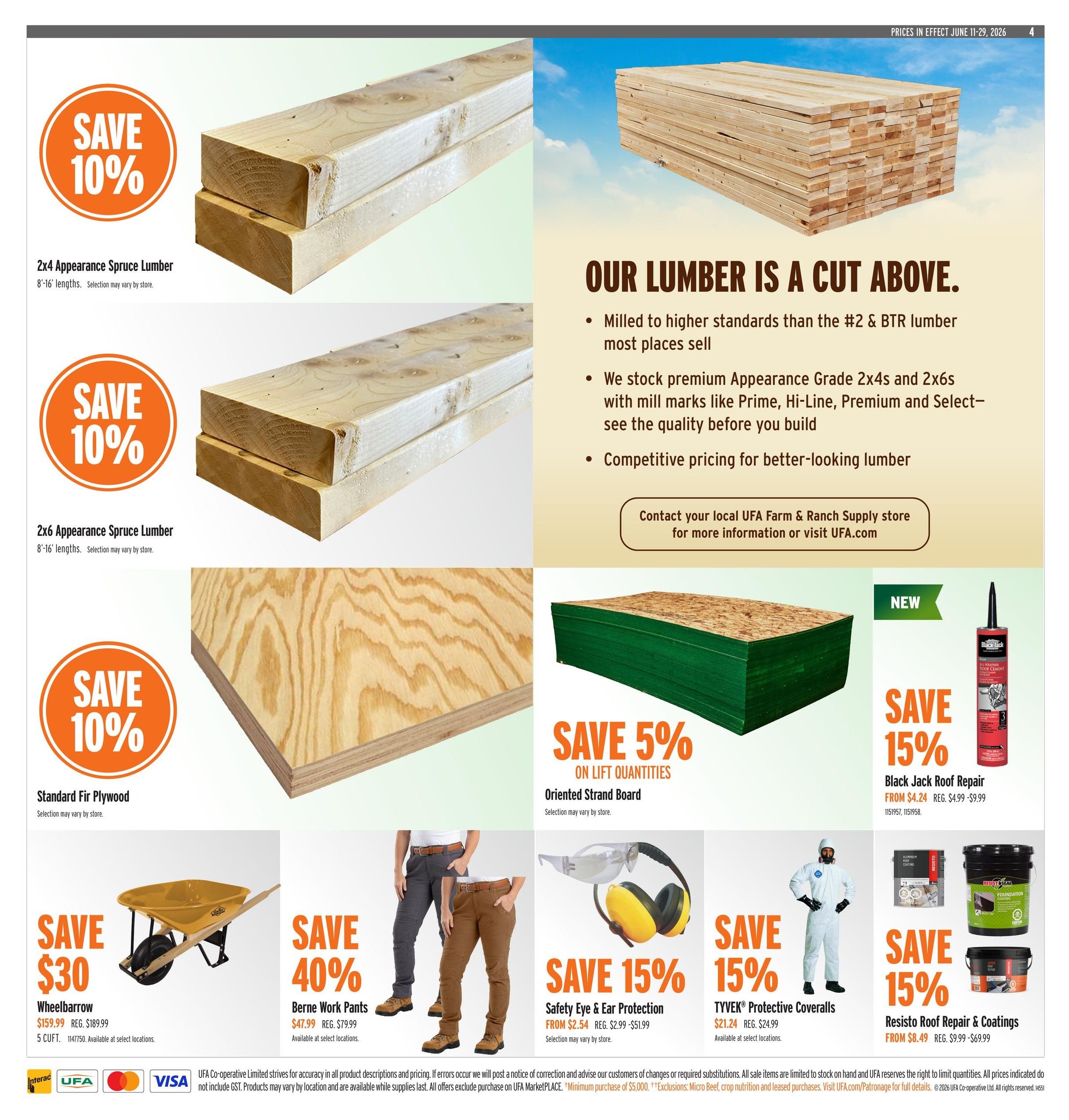 UFA Co-operative Limited Flyer June 11 to 29