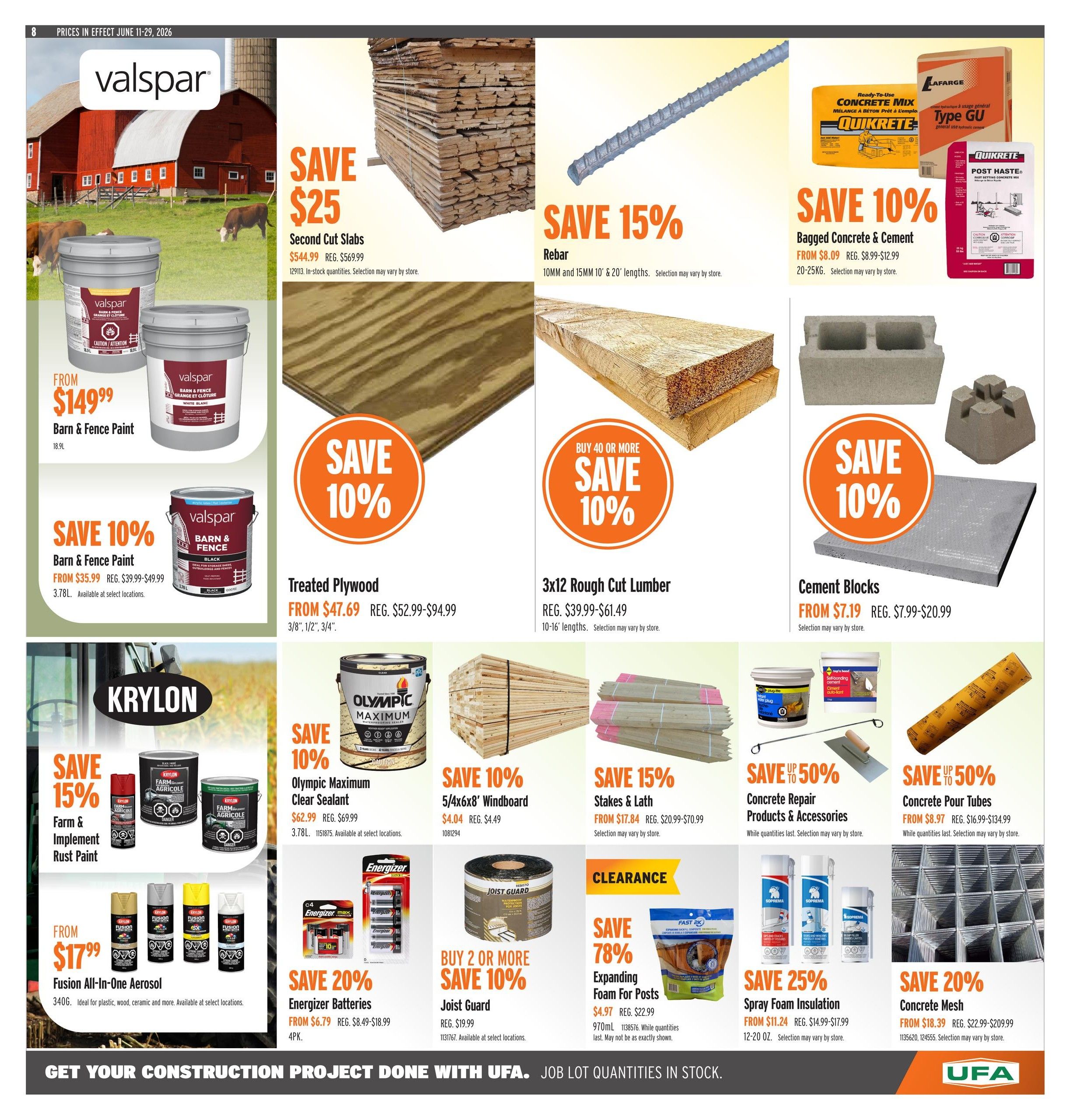 UFA Co-operative Limited Flyer June 11 to 29