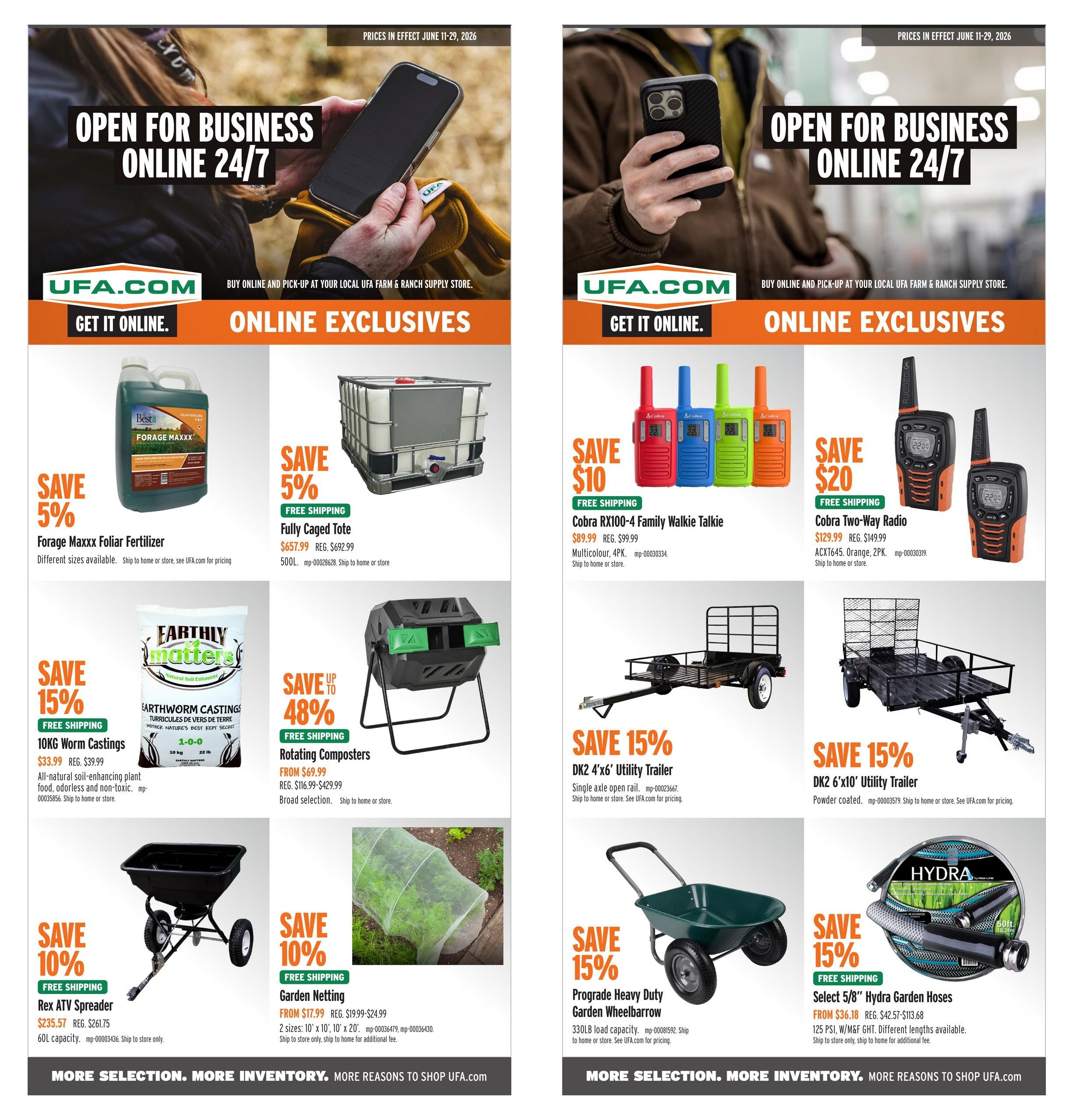 UFA Co-operative Limited Flyer June 11 to 29