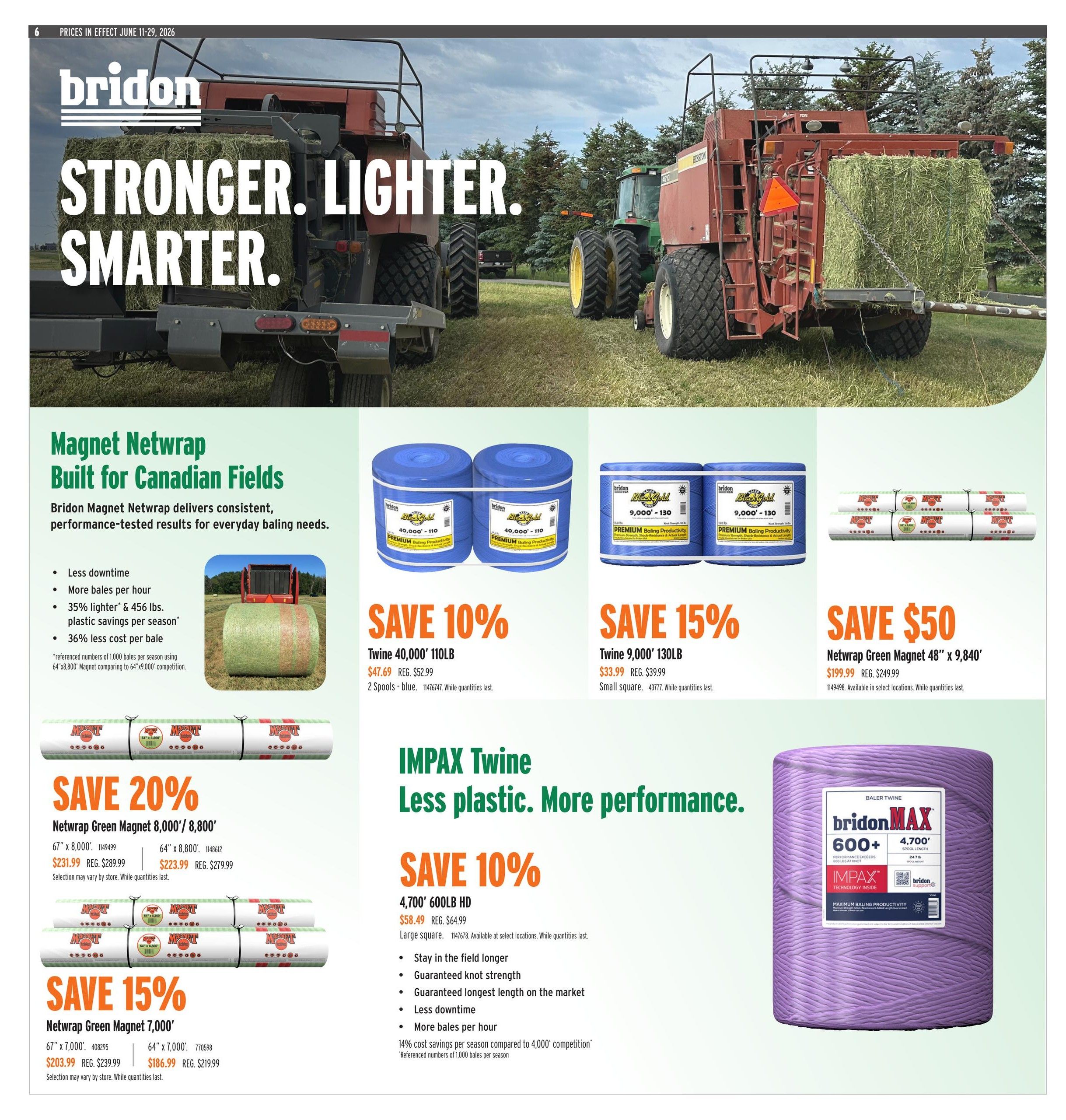 UFA Co-operative Limited Flyer June 11 to 29