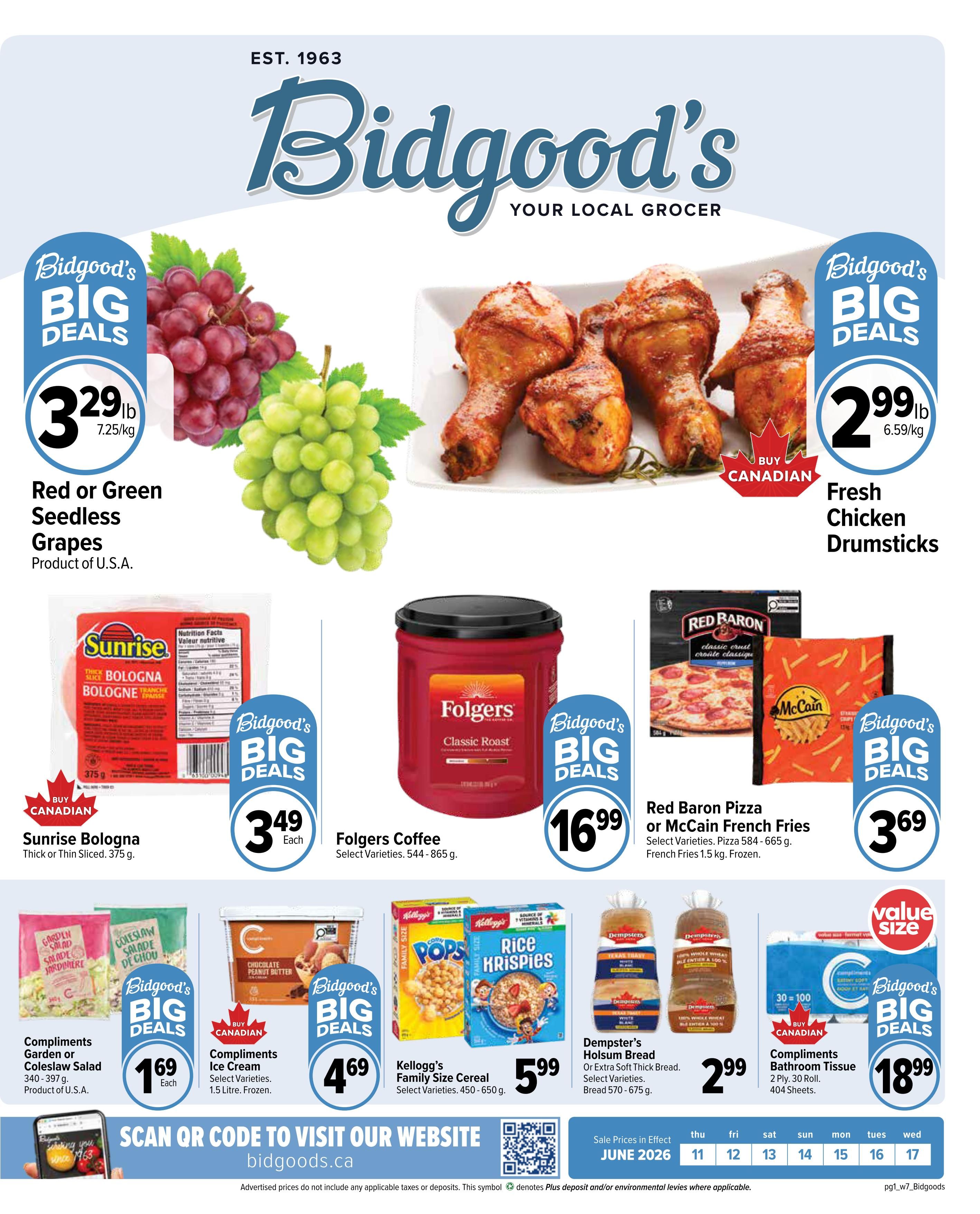 Bidgood's Flyer June 11 to 17