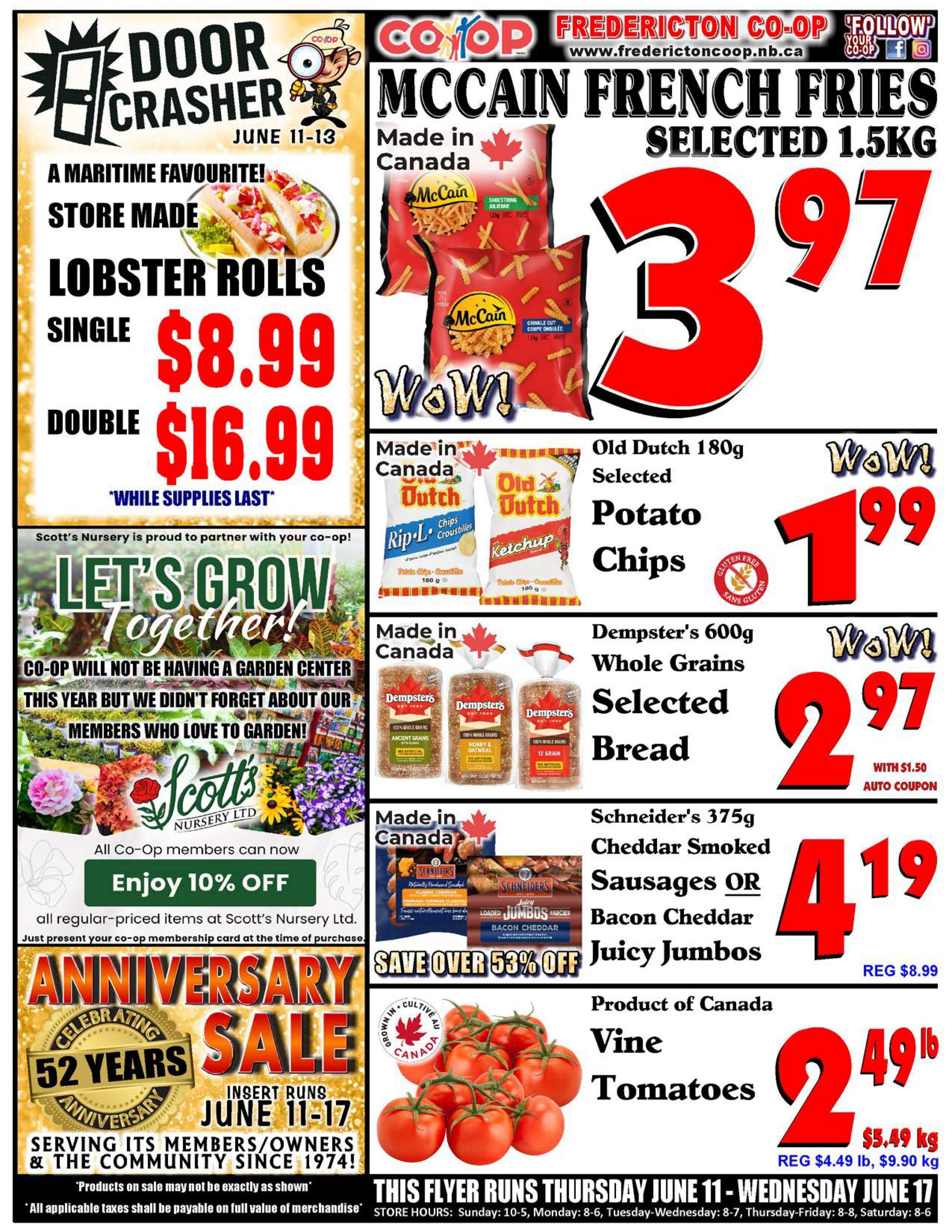 Fredericton Co-op Flyer June 11 to 17
