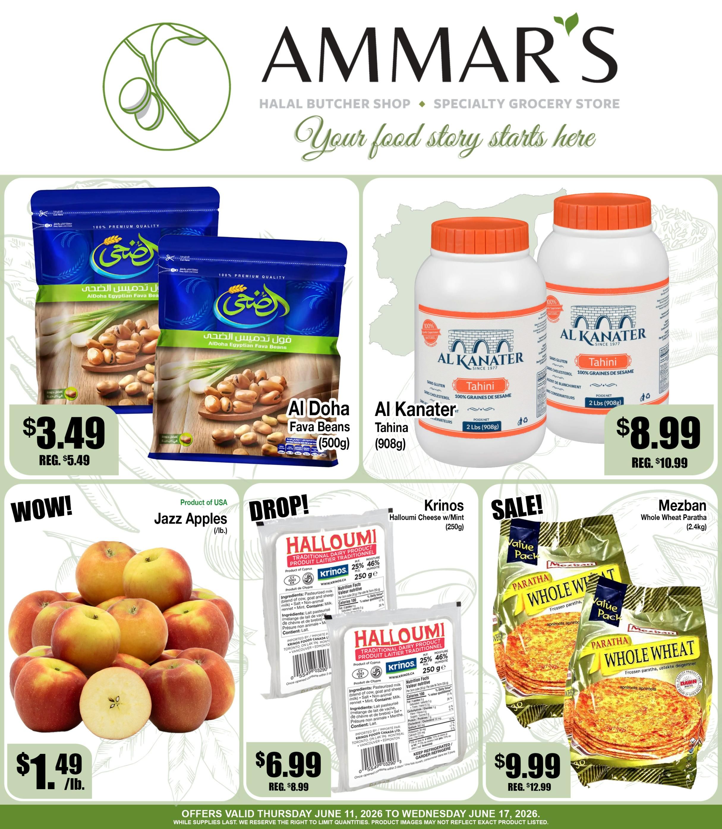 Ammar's Halal Meats Flyer June 11 to 17