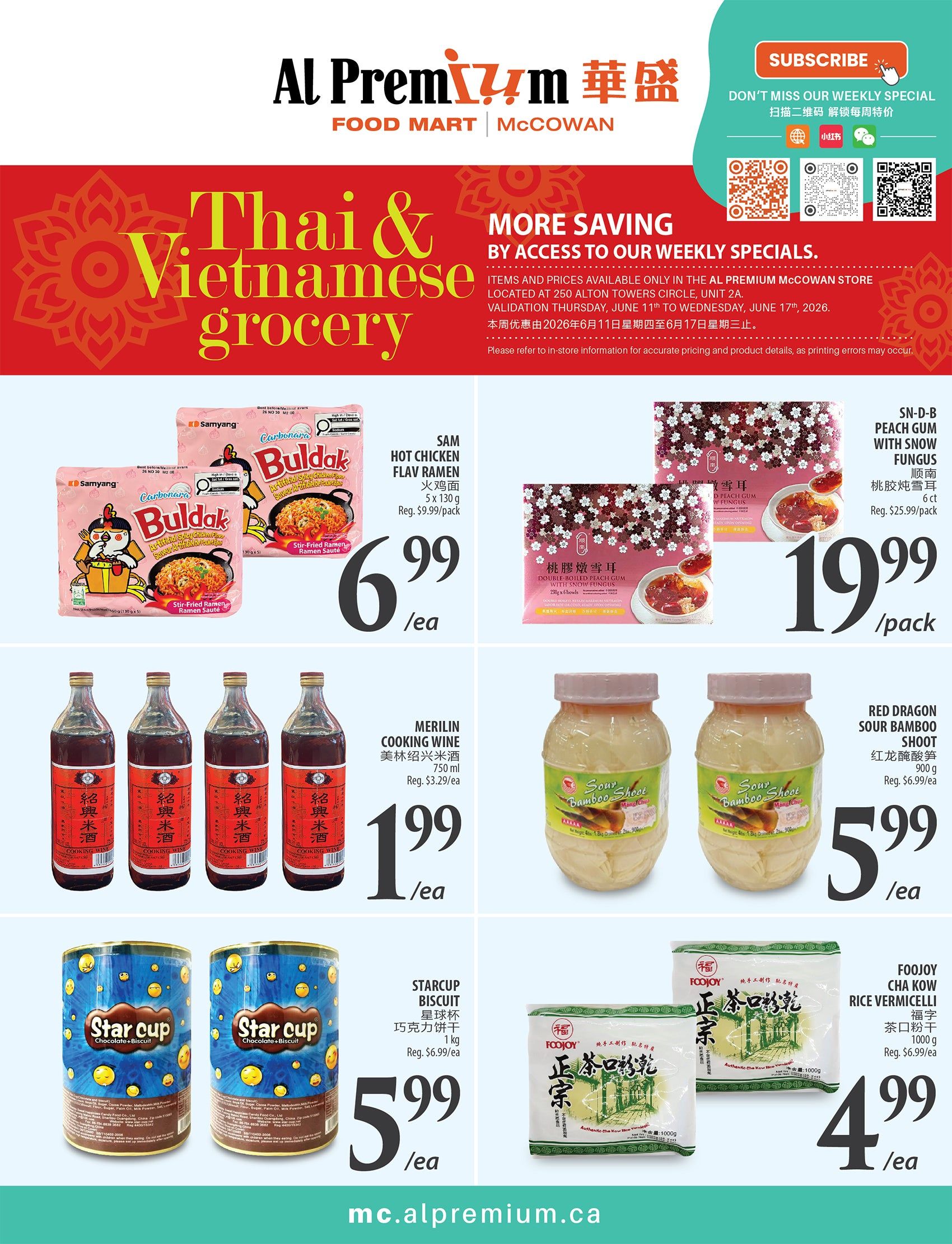Al Premium Food Mart (McCowan) Flyer June 11 to 17