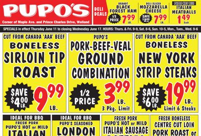 Pupo's Food Market Flyer June 11 to 17