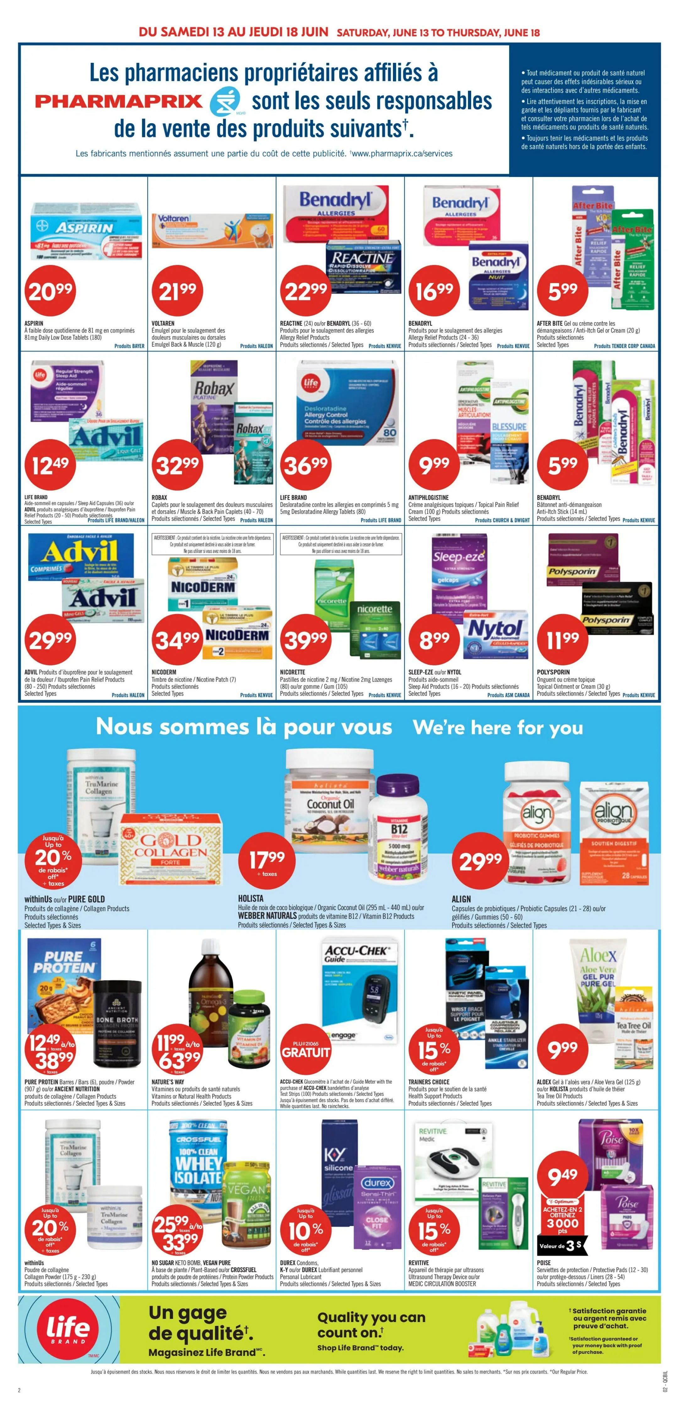 Pharmaprix Flyer June 13 to 18