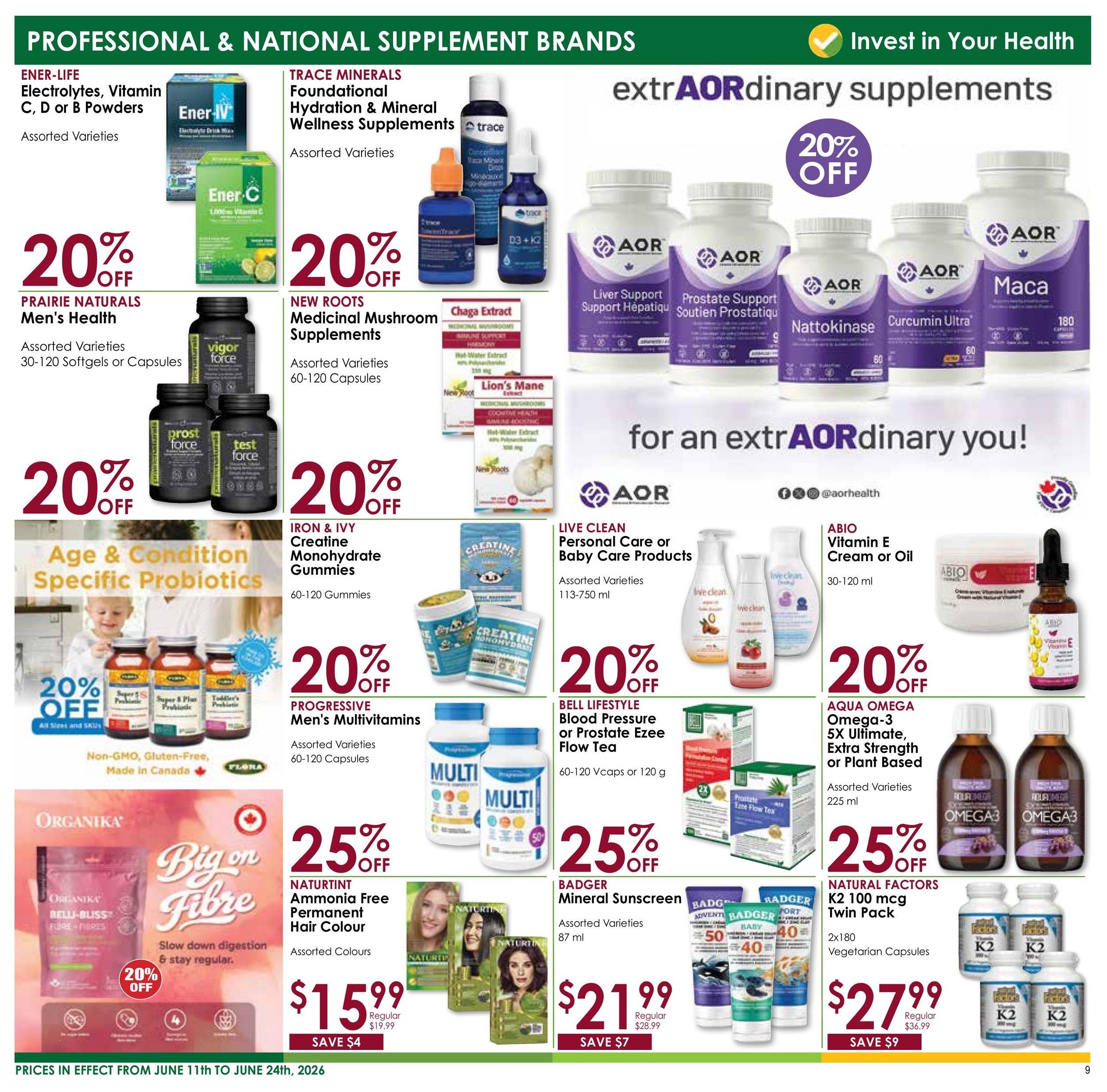 Nature's Emporium Bi-Weekly Flyer June 11 to 24