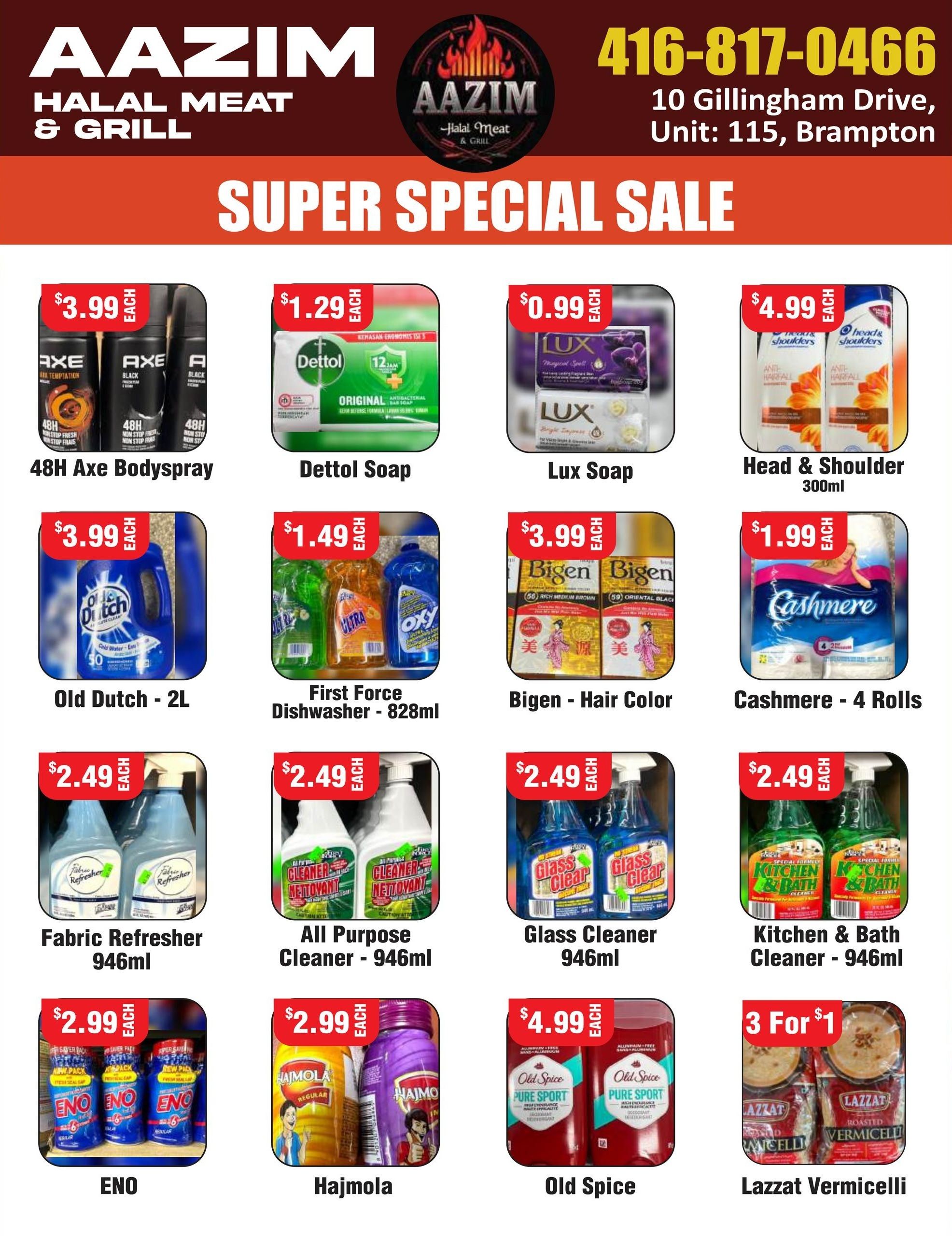 Aazim Halal Meat & Grill Flyer June 11 to 17