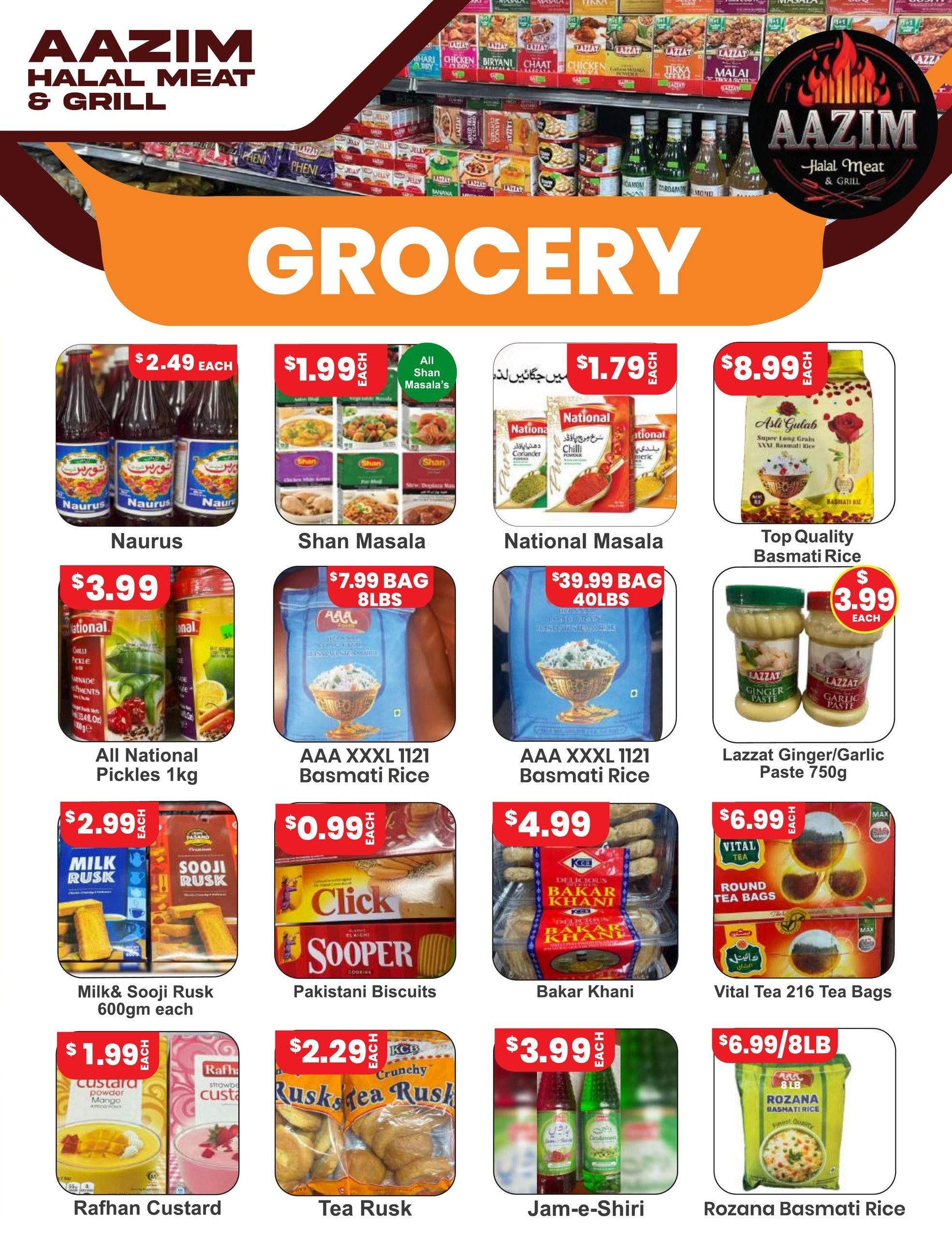 Aazim Halal Meat & Grill Flyer June 11 to 17
