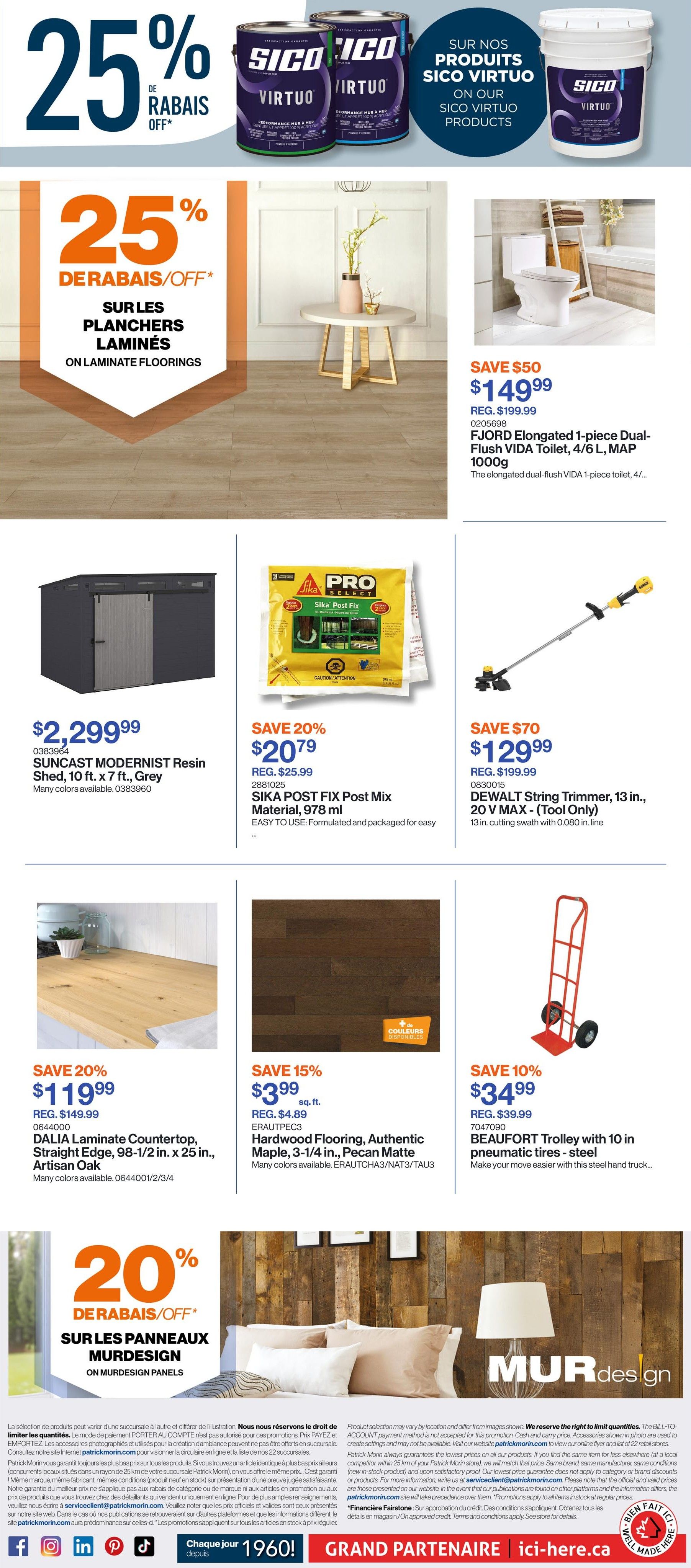 Patrick Morin Flyer June 11 to 17