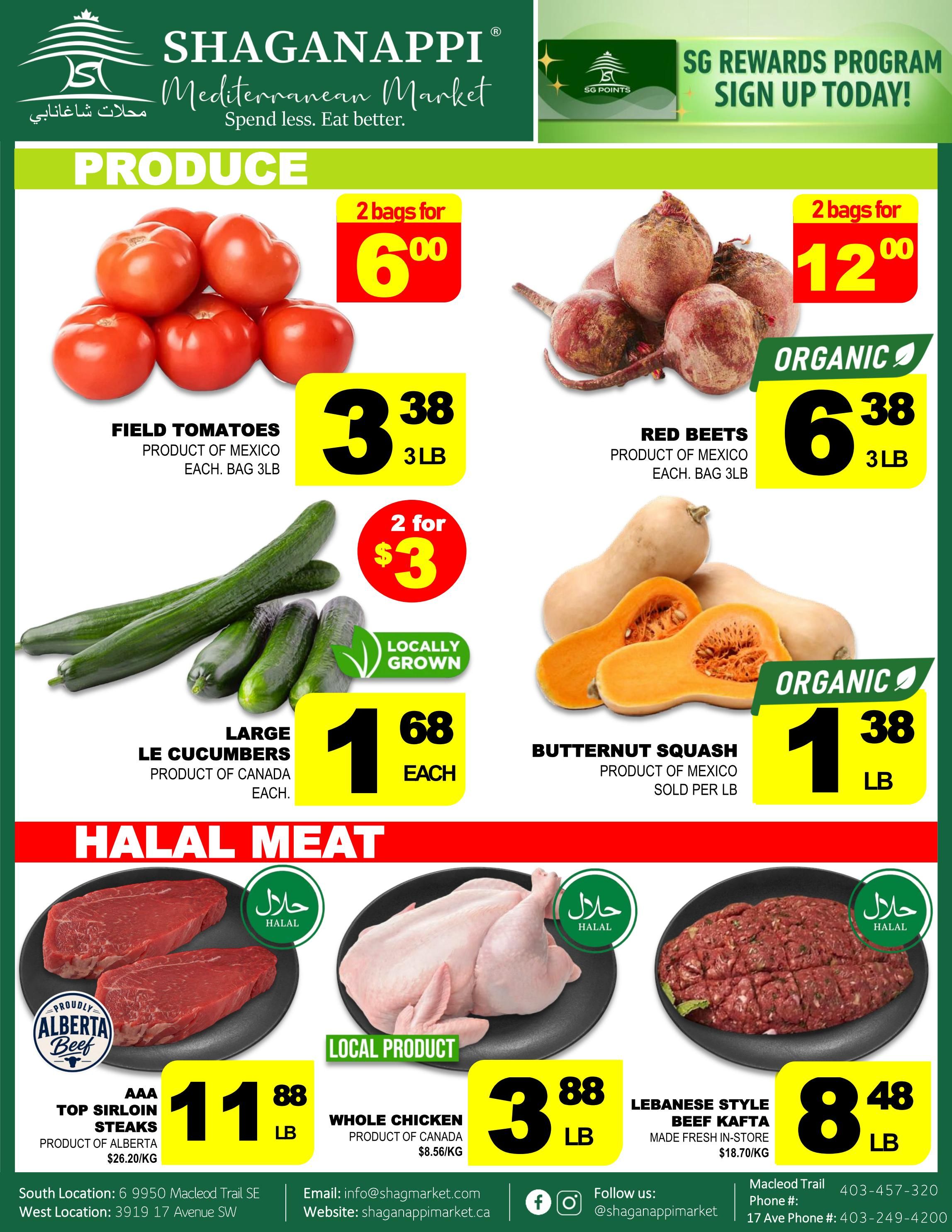 Shaganappi Mediterranean Market Flyer June 11 to 17
