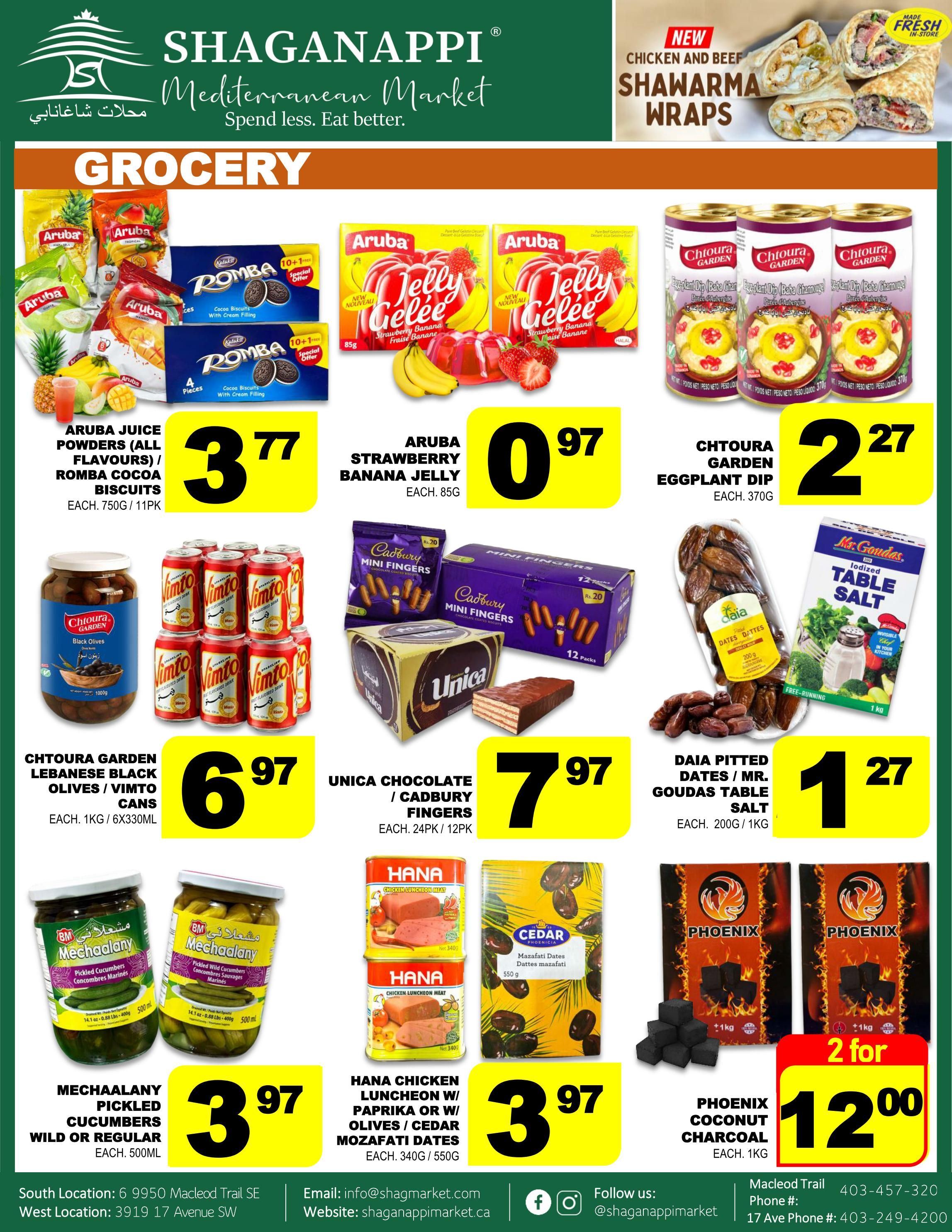 Shaganappi Mediterranean Market Flyer June 11 to 17