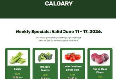 H&W Produce Flyer June 11 to 17